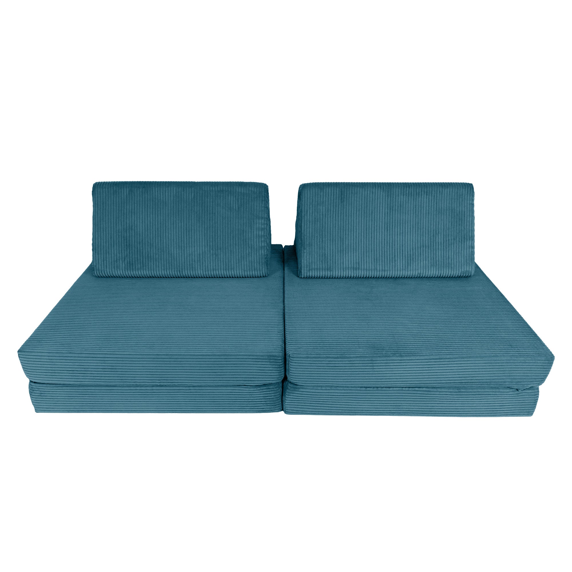 Design4Kids XXL Spielsofa Cord Grande Classic - pure ocean
