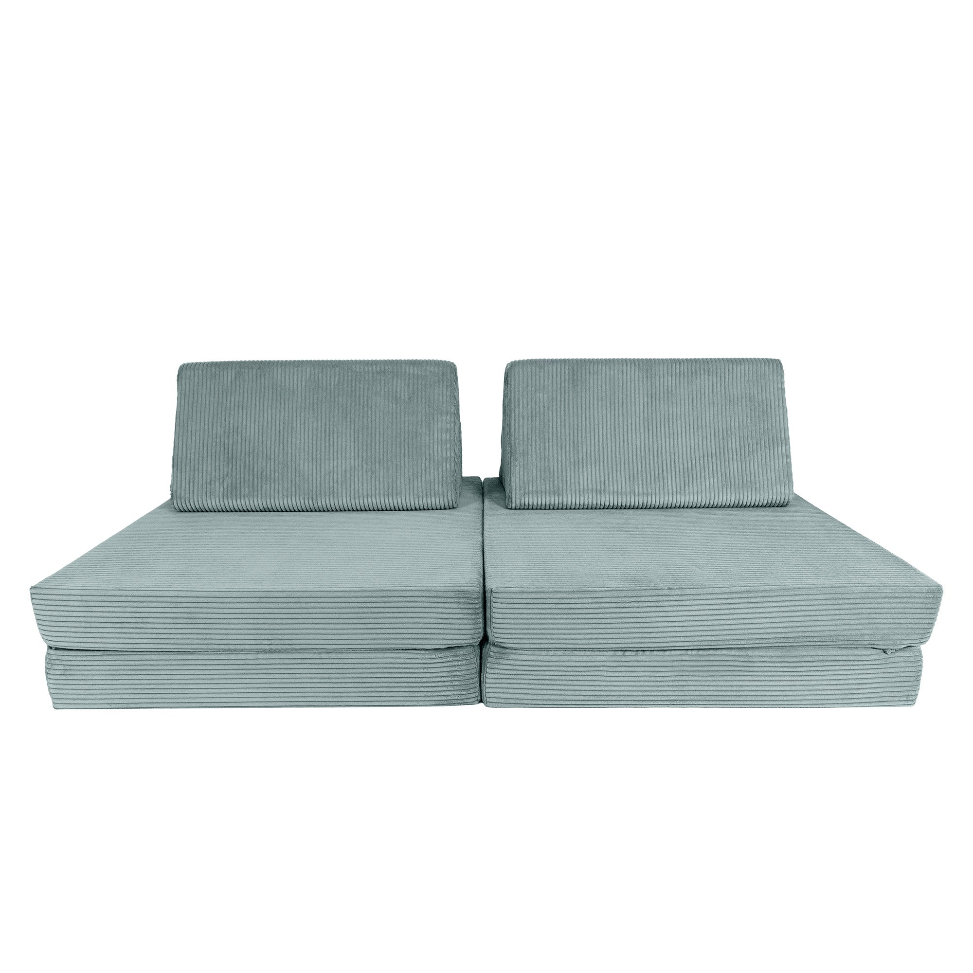 Design4Kids XXL Spielsofa Cord Grande Classic - cozy mint