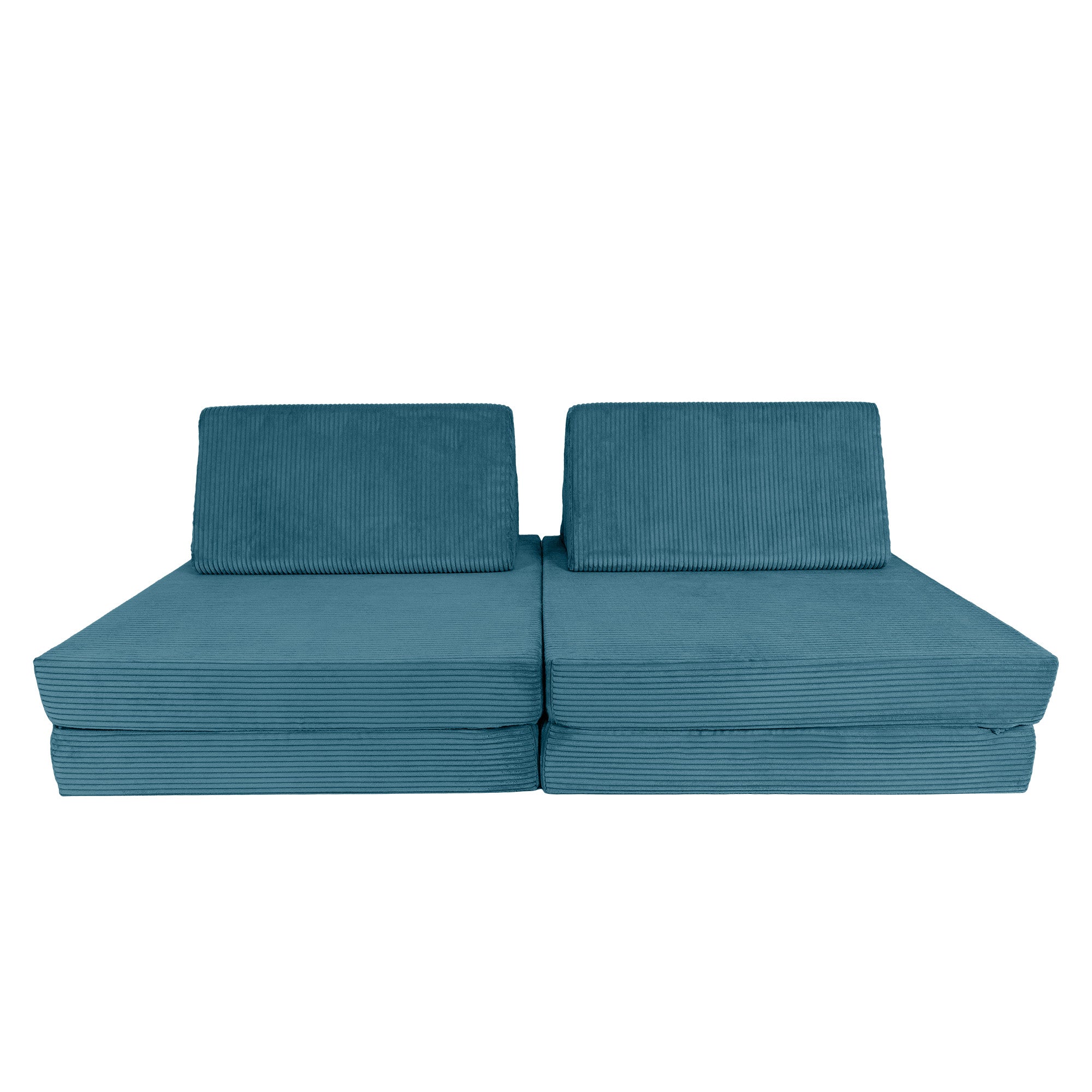 Design4Kids XXL Spielsofa Cord Grande Classic - pure ocean