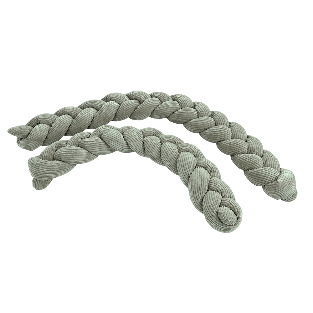 Design4Kids geflochtene Bettschlange Jewel aus Cord-Stoff (1,50 - 3,00 m)