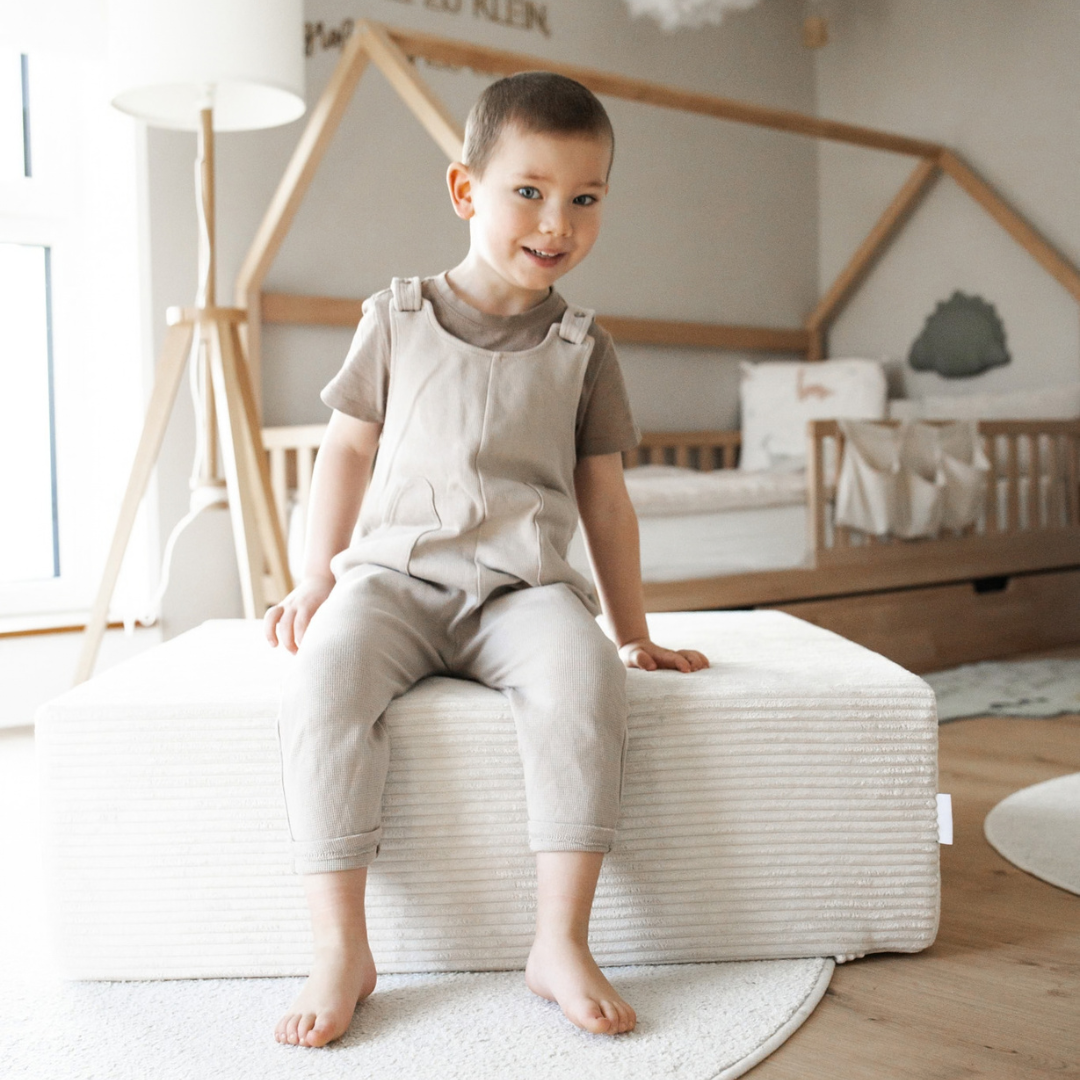 Design4Kids XXL Hüpfpolster Cord Grande - 86x86 cm