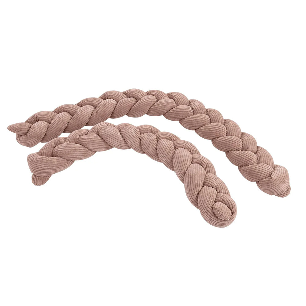 Design4Kids geflochtene Bettschlange Jewel aus Cord-Stoff (1,50 - 3,00 m)
