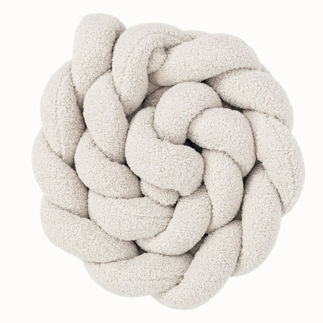 Design4Kids geflochtene Bettschlange Jewel aus Teddy-Stoff (1,50 - 3,00 m)