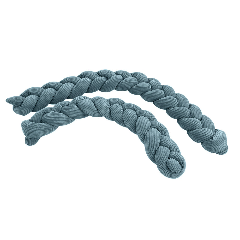 Design4Kids geflochtene Bettschlange Jewel aus Cord-Stoff (1,50 - 3,00 m)
