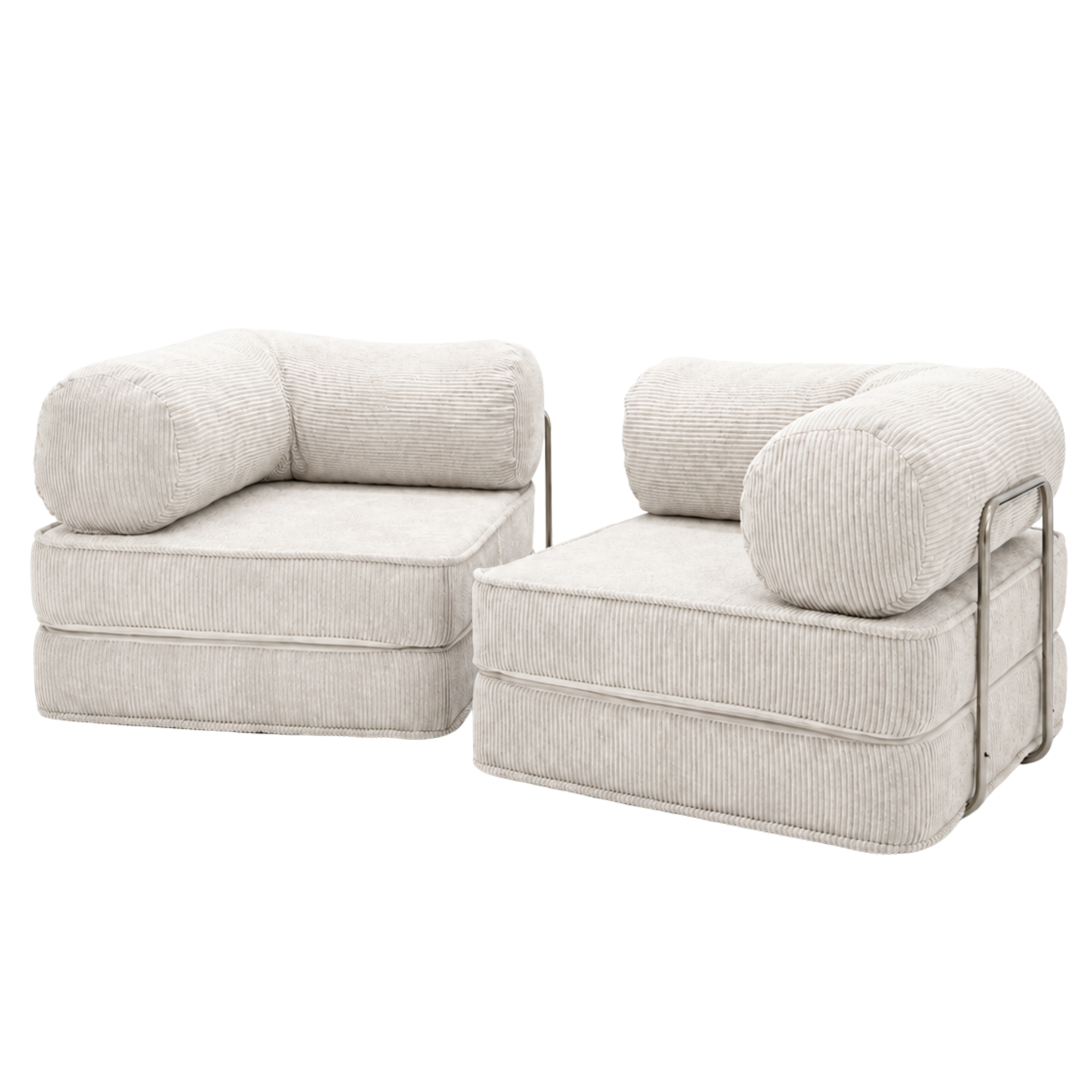 Design4Kids Family Sofa Duo 2-Sitzer Jewel Cord 200