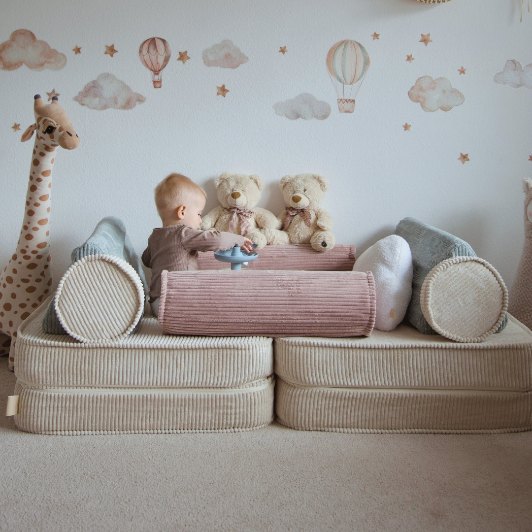 Design4Kids Spielsofa Cord Petit - Sweet Candy
