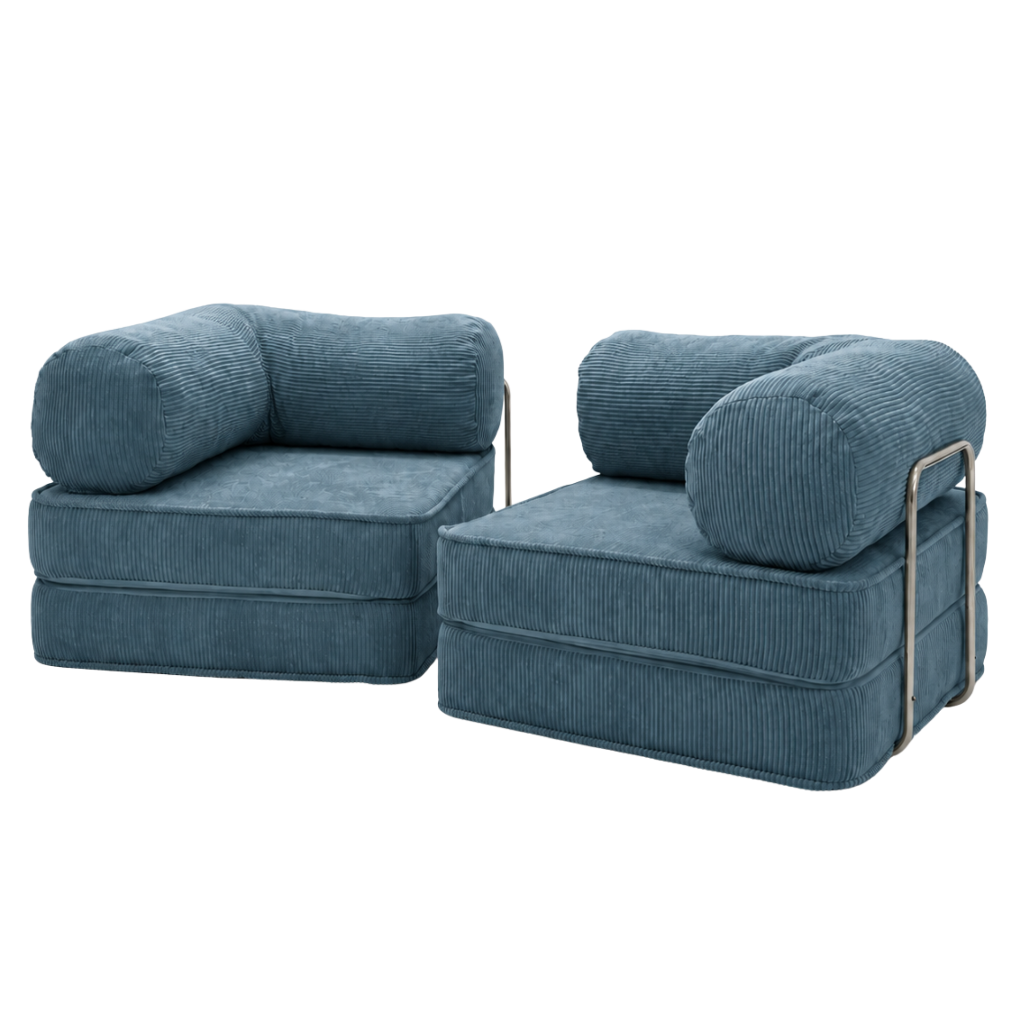Design4Kids Family Sofa Duo 2-Sitzer Jewel Cord 200