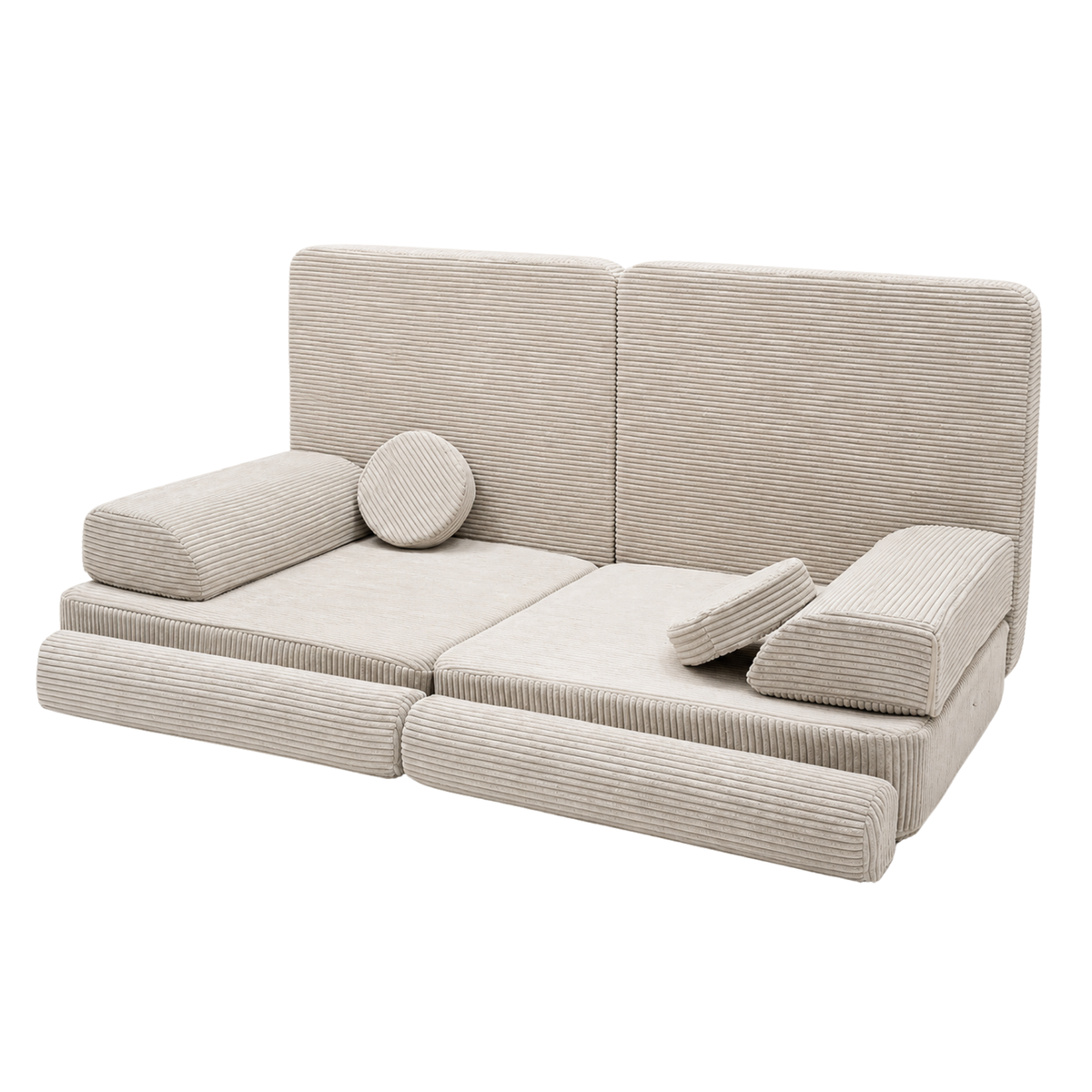 Design4Kids Spielsofa Jewel Cord Puero Smart