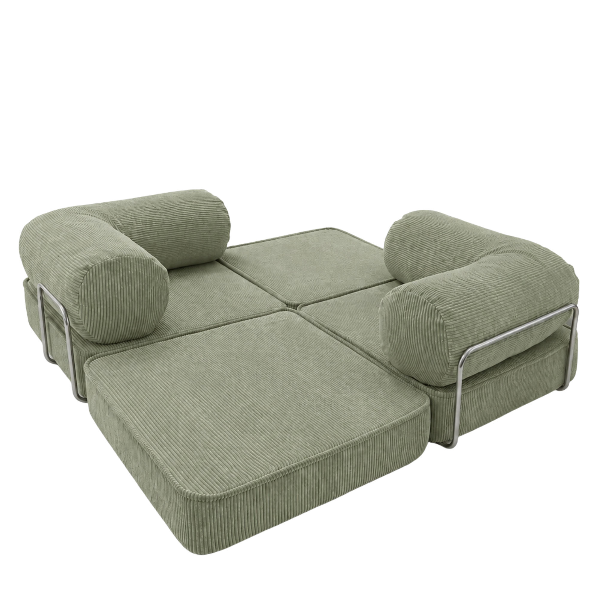 Design4Kids Family Sofa Duo 2-Sitzer Jewel Cord 200