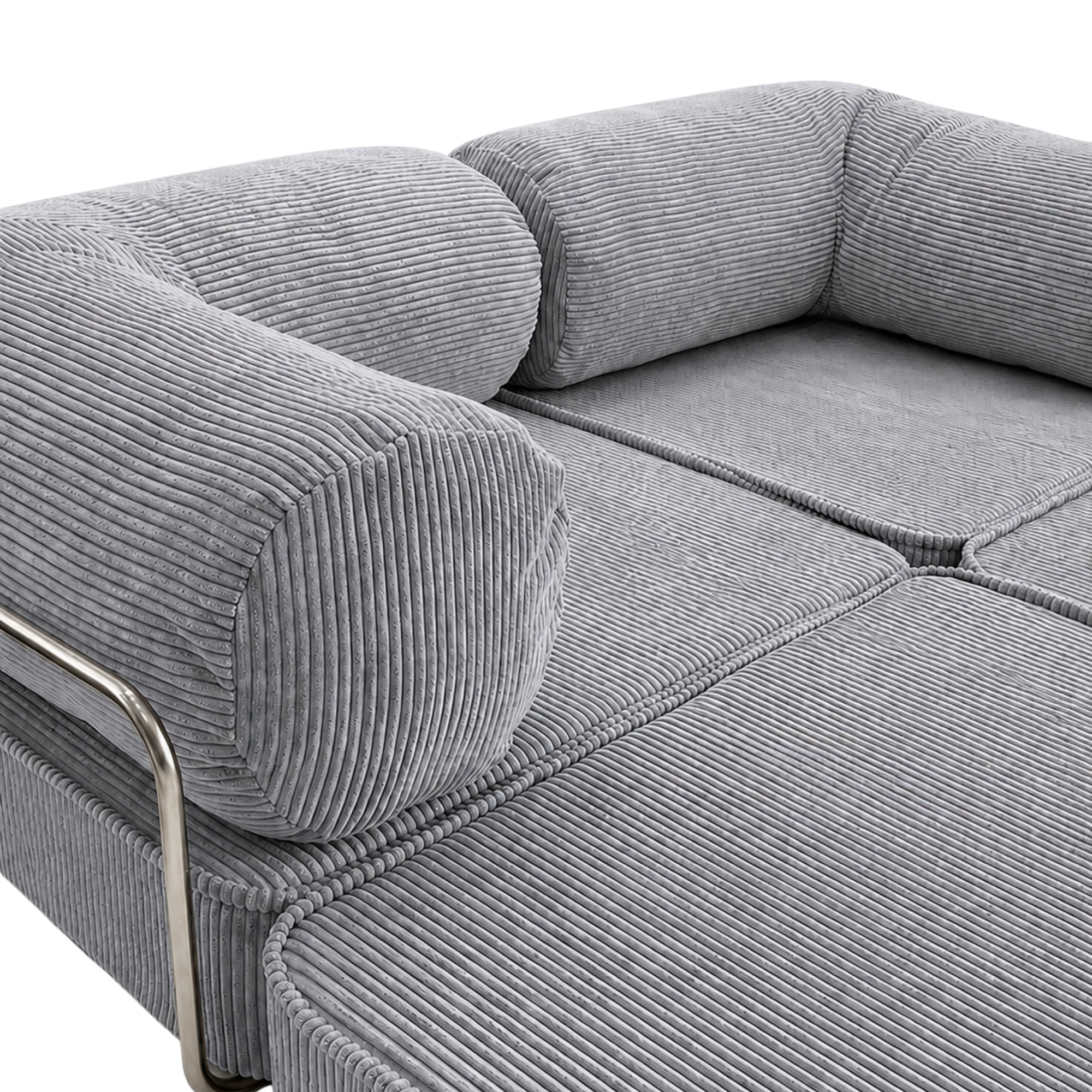 Design4Kids Family Sofa Duo 2-Sitzer Jewel Cord 200