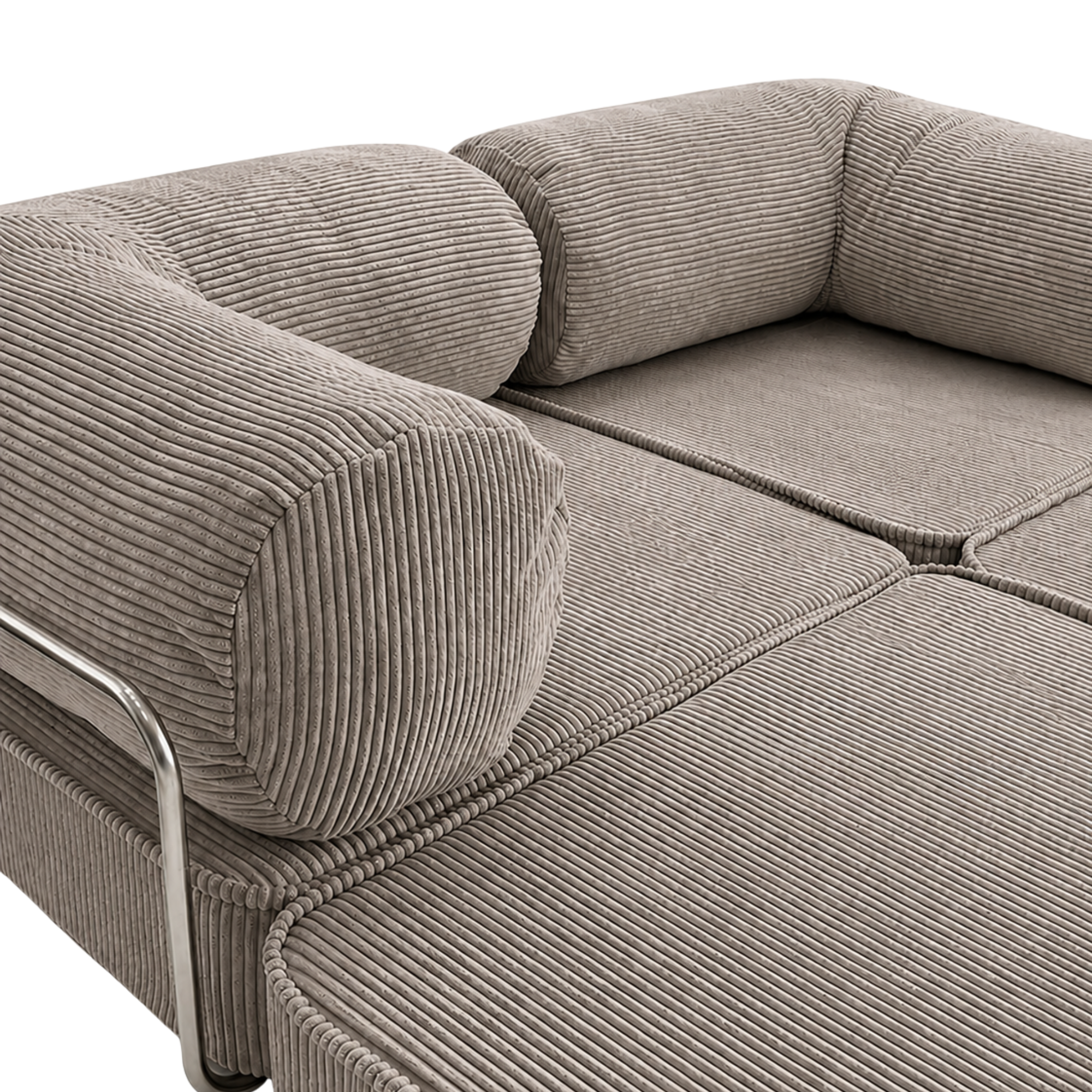 Design4Kids Family Sofa Duo 2-Sitzer Jewel Cord 200