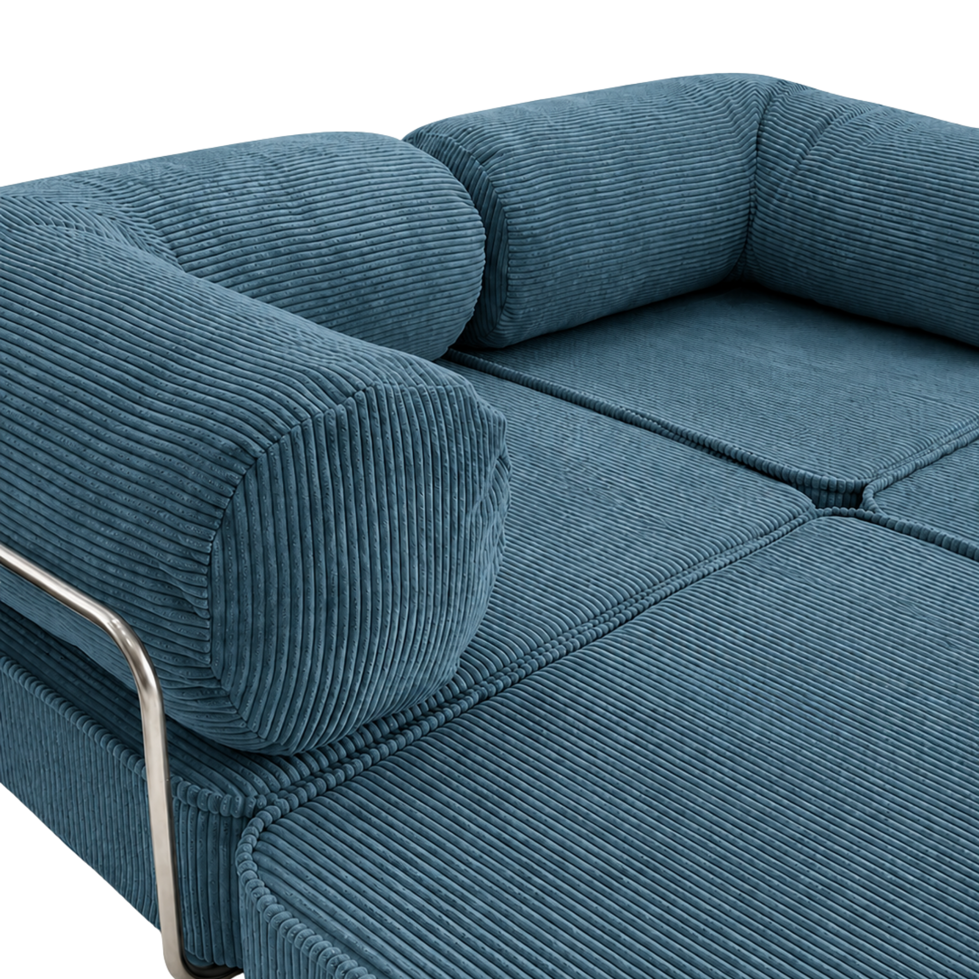 Design4Kids Family Sofa Duo 2-Sitzer Jewel Cord 200