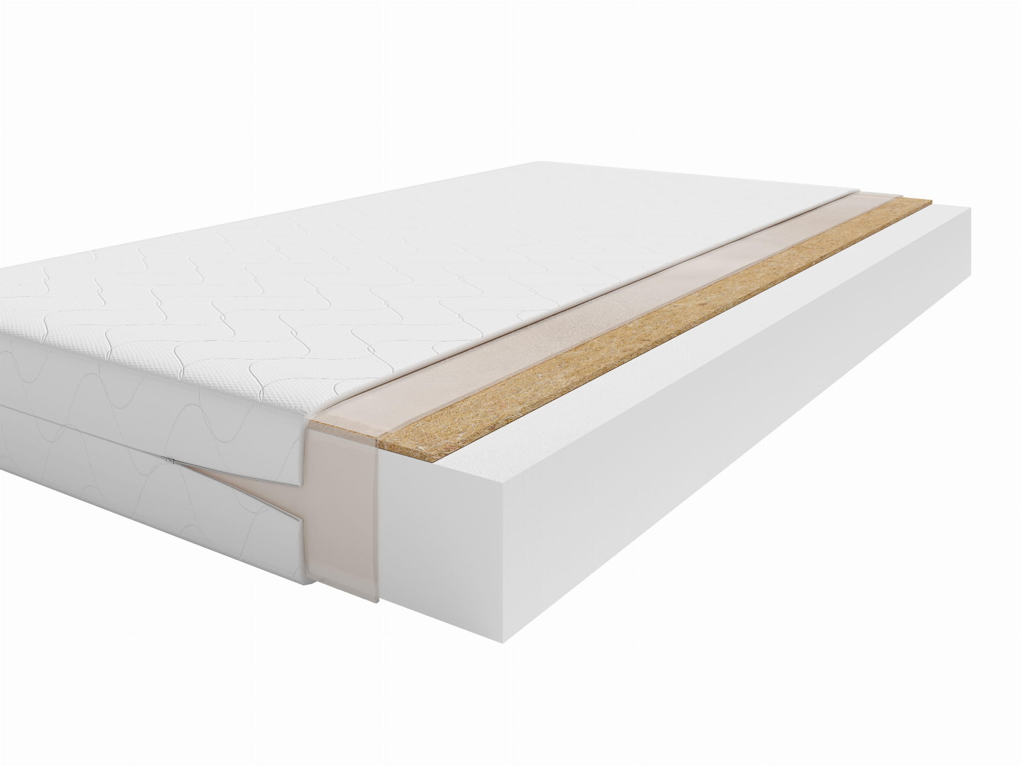 Design4kids Collin Schaumstoffmatratze mit Kokosmatte
