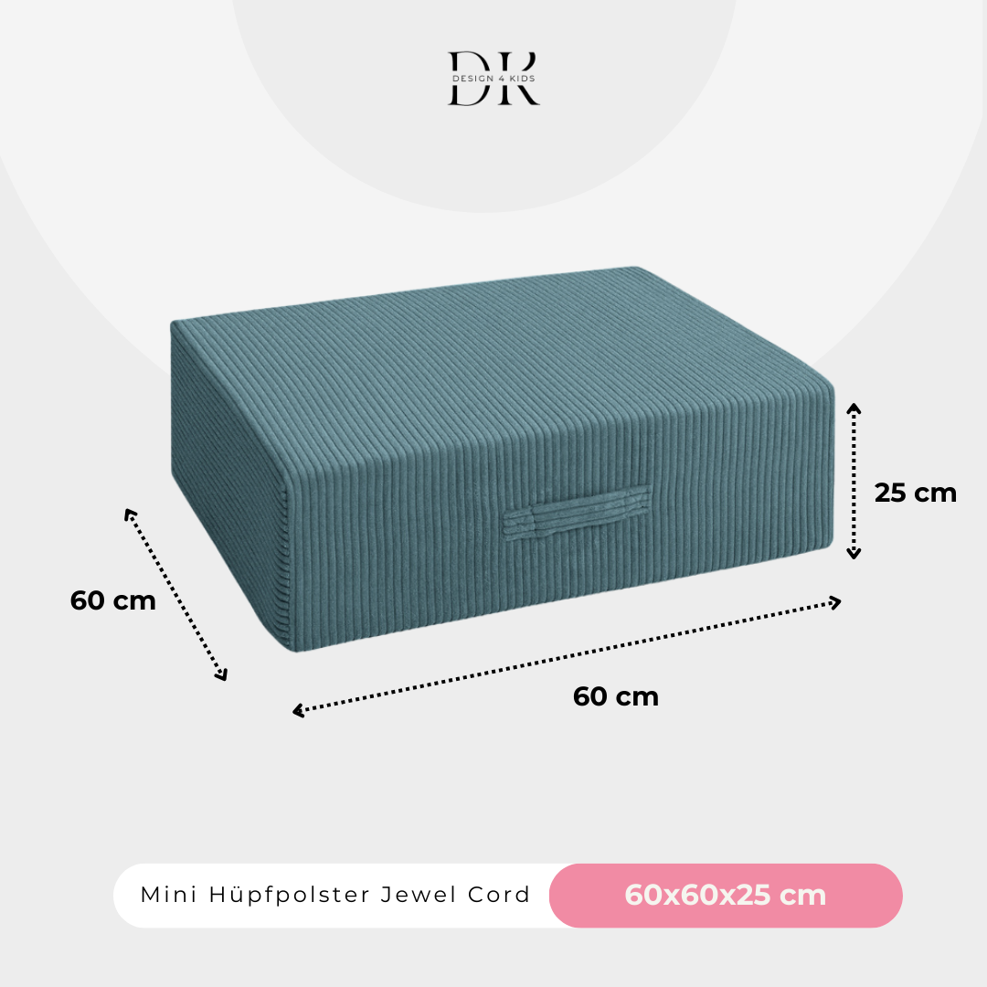 Design4Kids Mini Hüpfpolster Jewel Cord