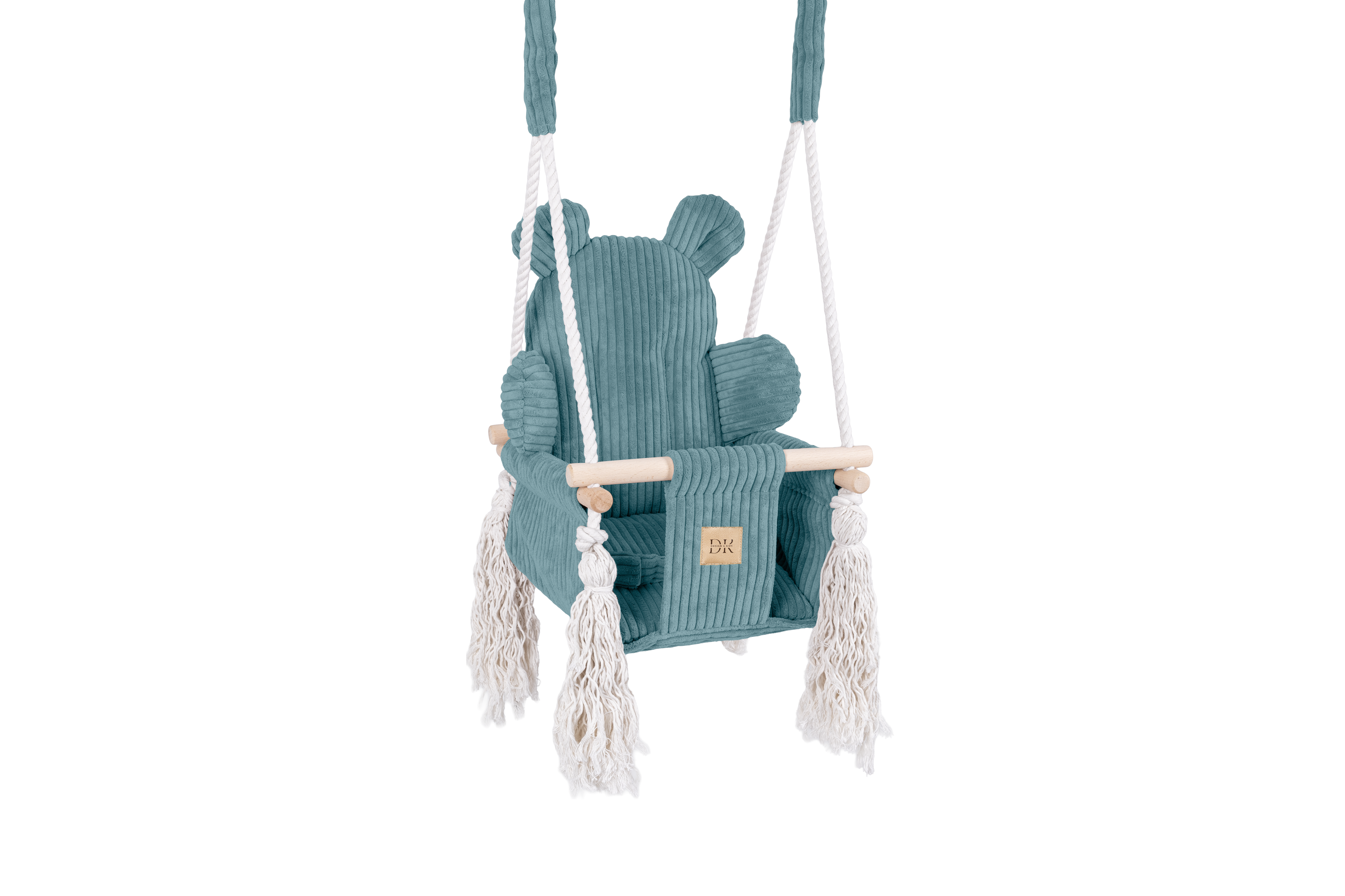 Design4Kids Babyschaukel Cord Grande - ocean blue