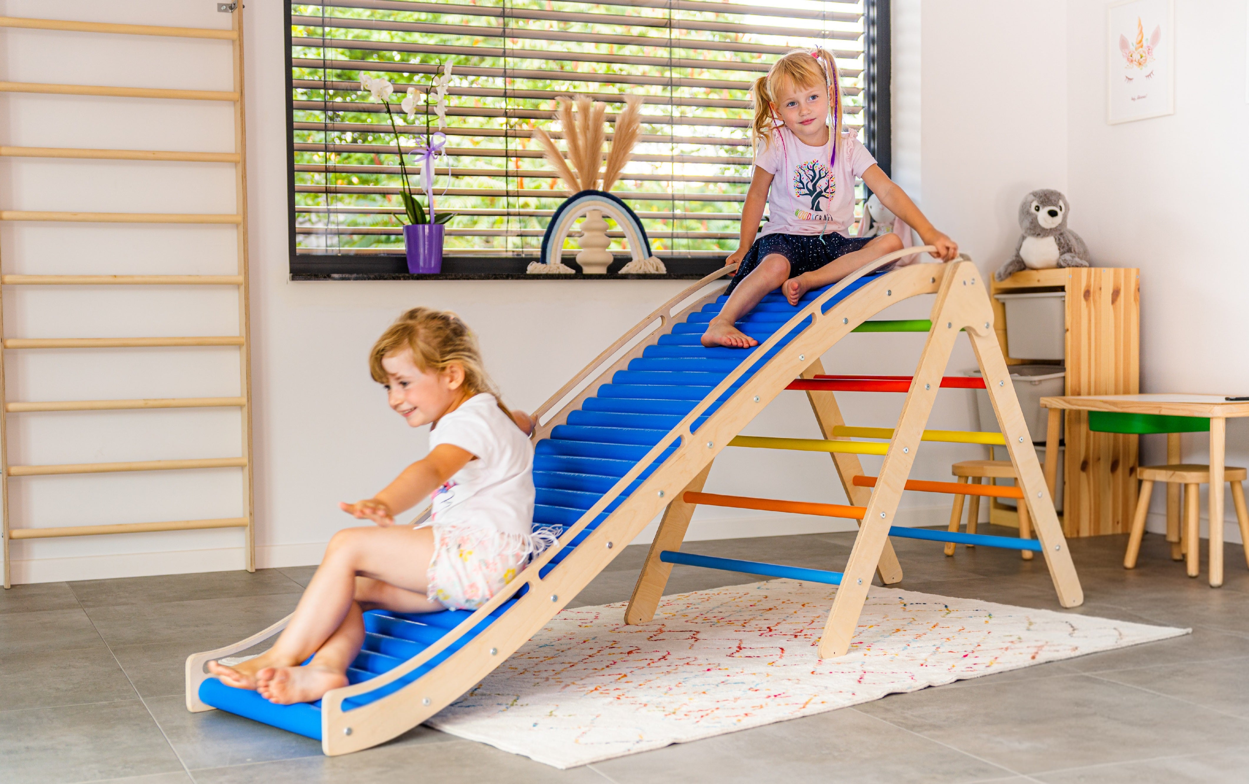 Design4Kids Wellen-Rollenrutsche XL - XXL