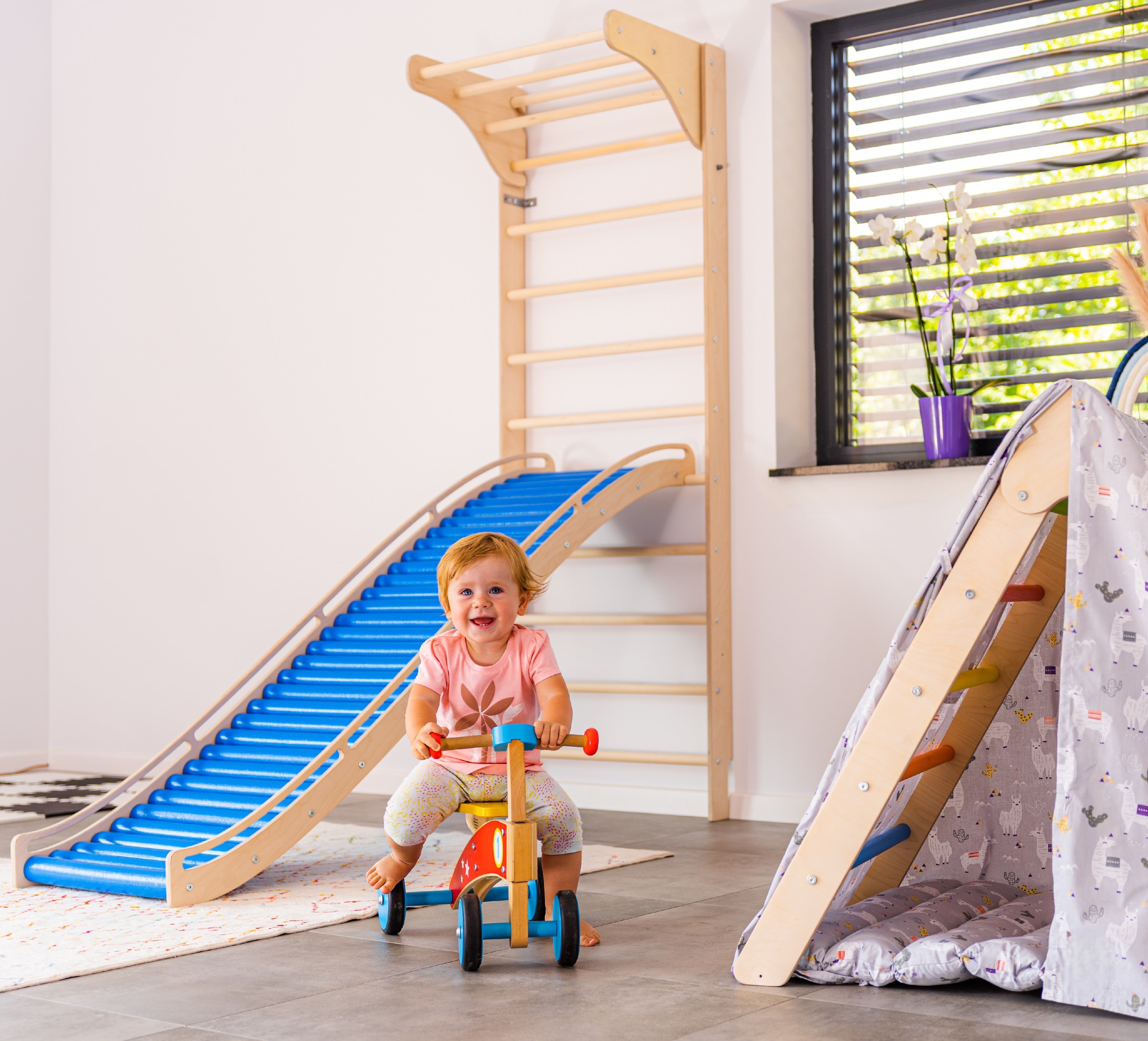 Design4Kids Wellen-Rollenrutsche XL - XXL