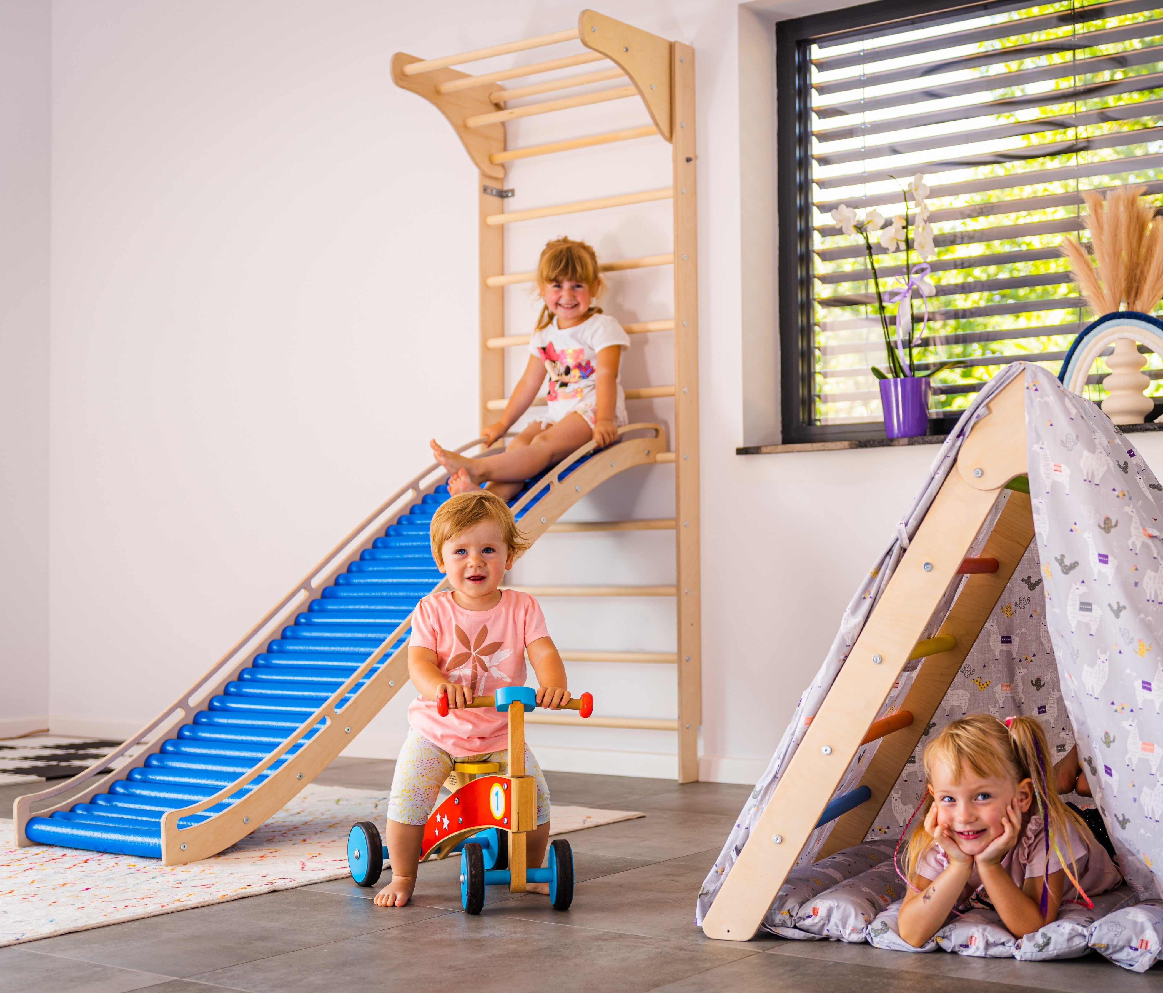 Design4Kids Wellen-Rollenrutsche XL - XXL