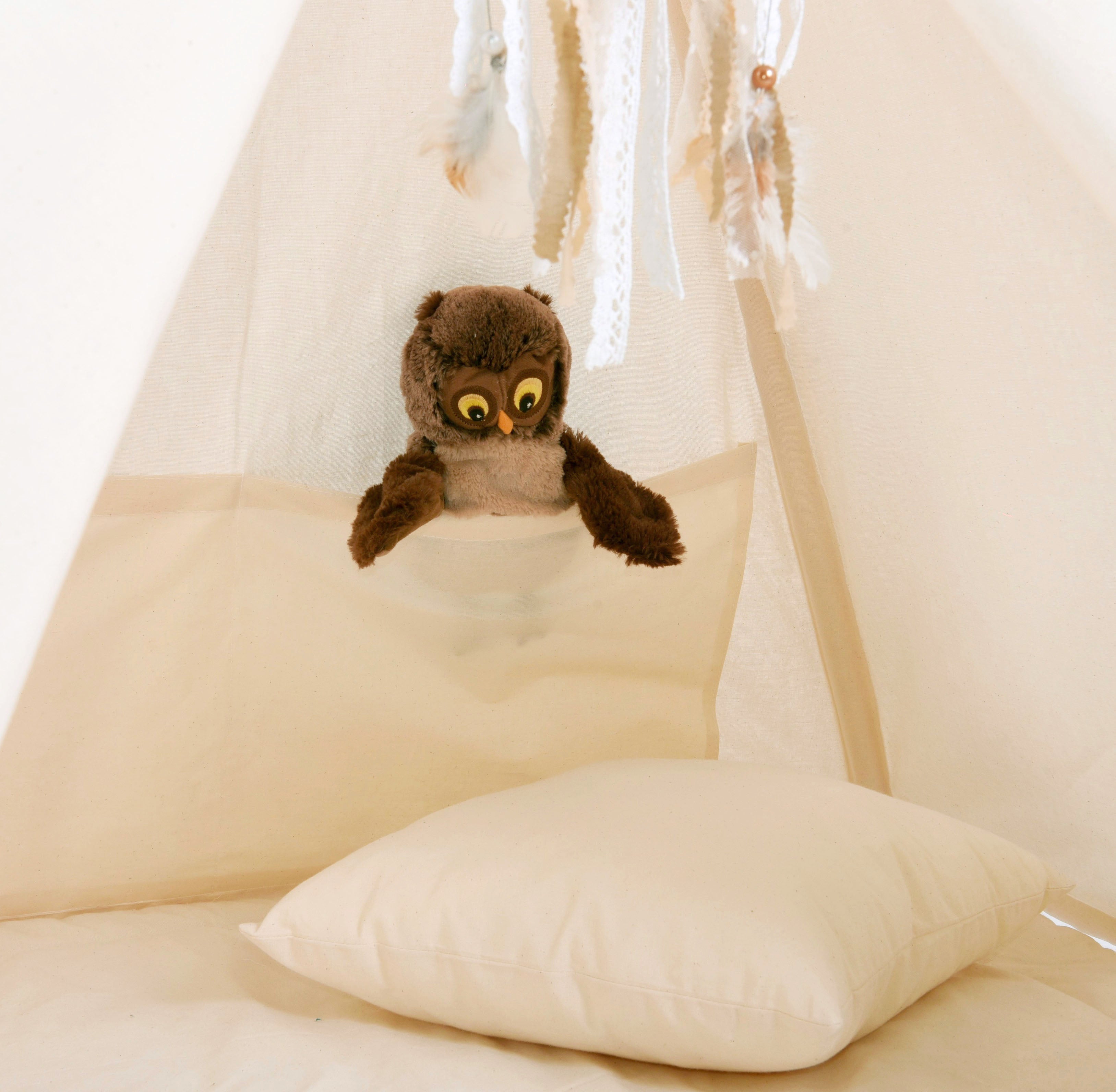 Design4Kids Tipi-Zelt M-Set Milky Land - beige