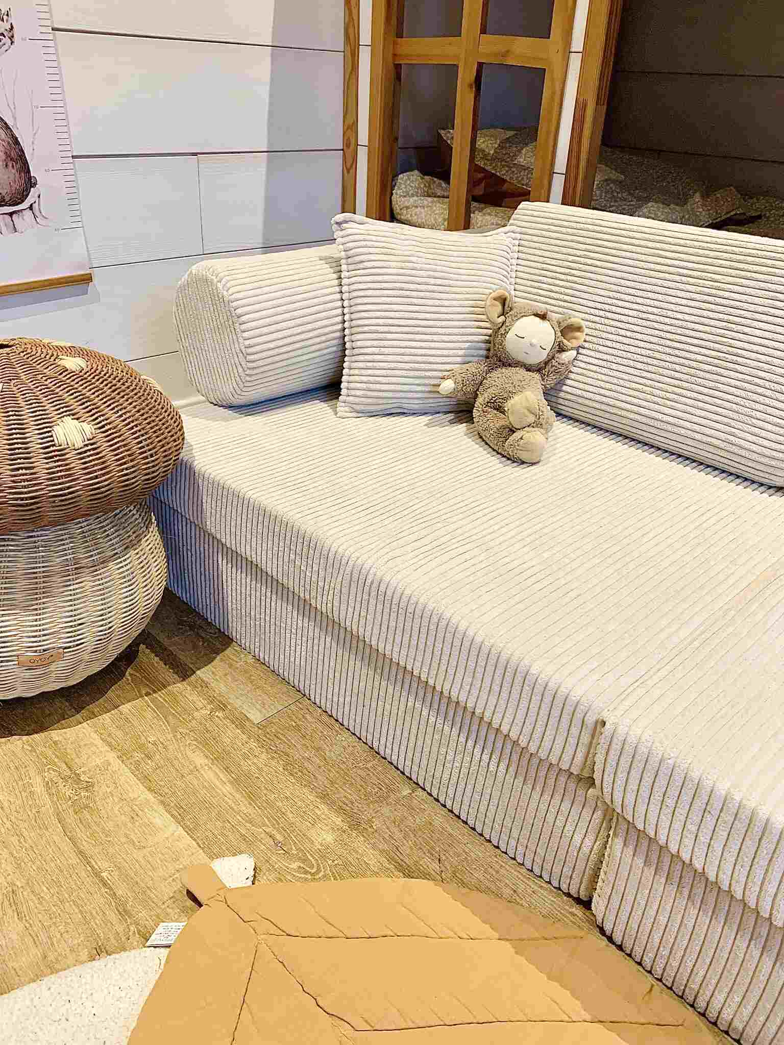 Design4Kids XL Spielsofa Cord Puero