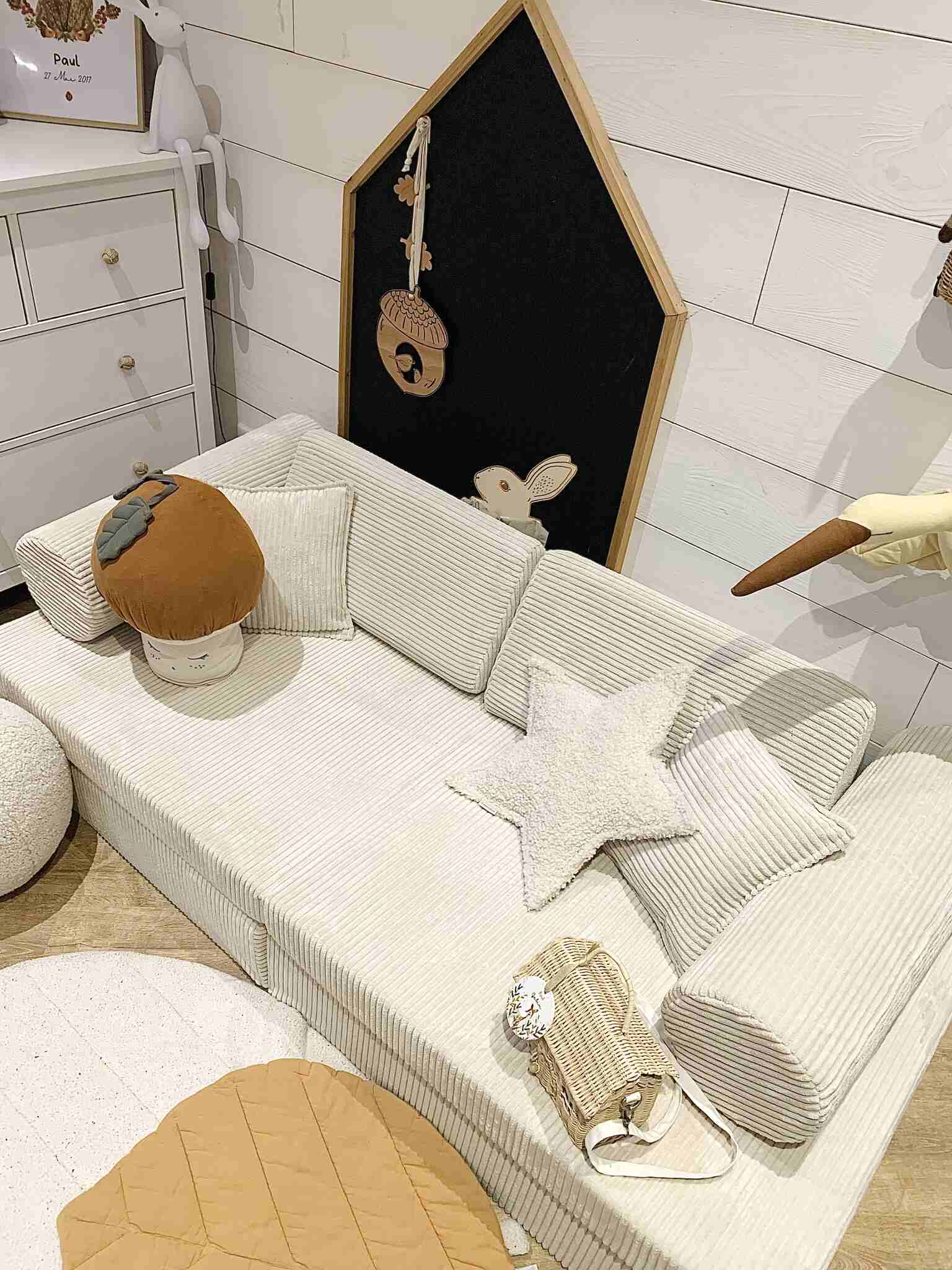 Design4Kids XL Spielsofa Cord Puero