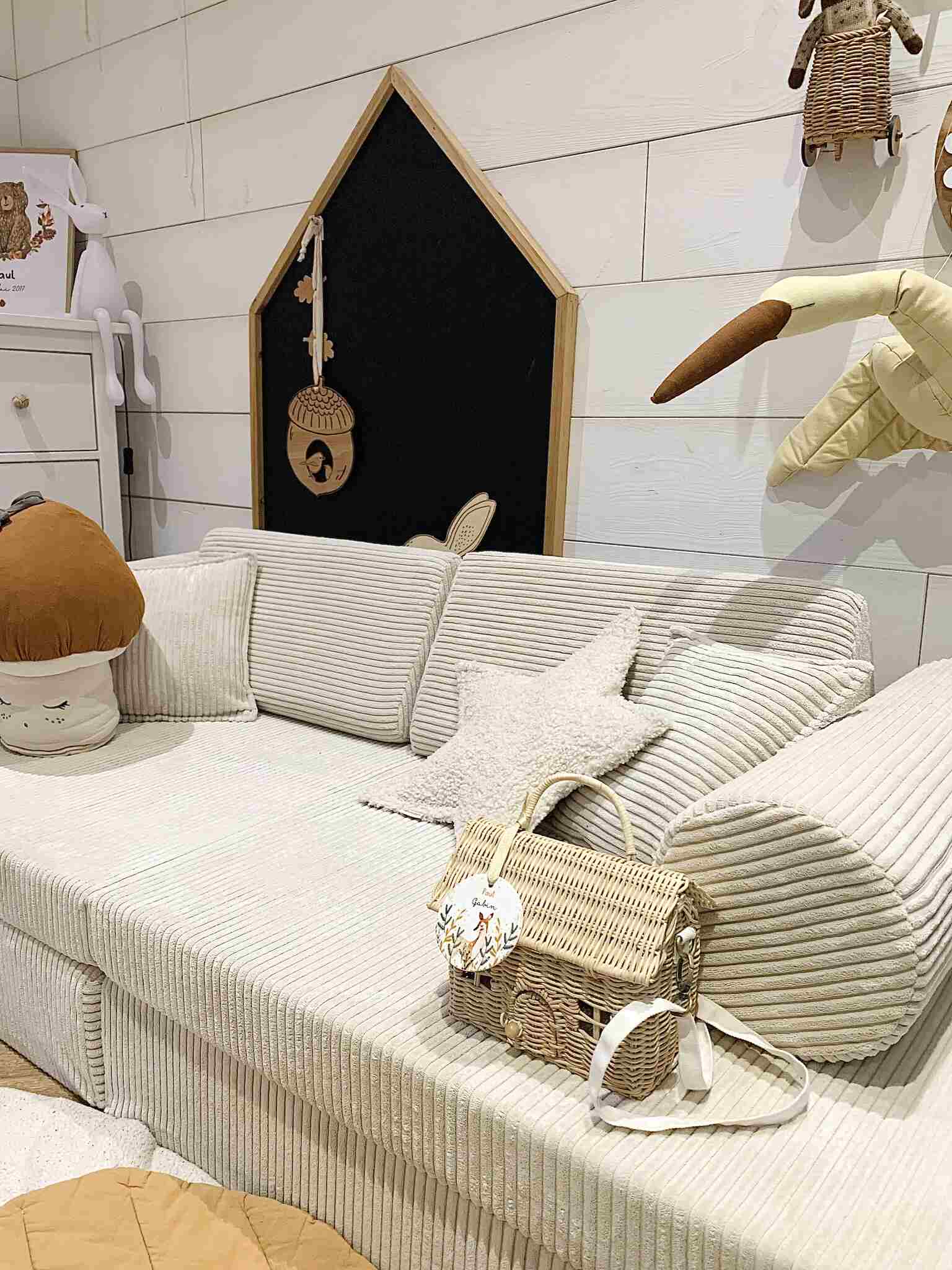 Design4Kids XL Spielsofa Cord Puero