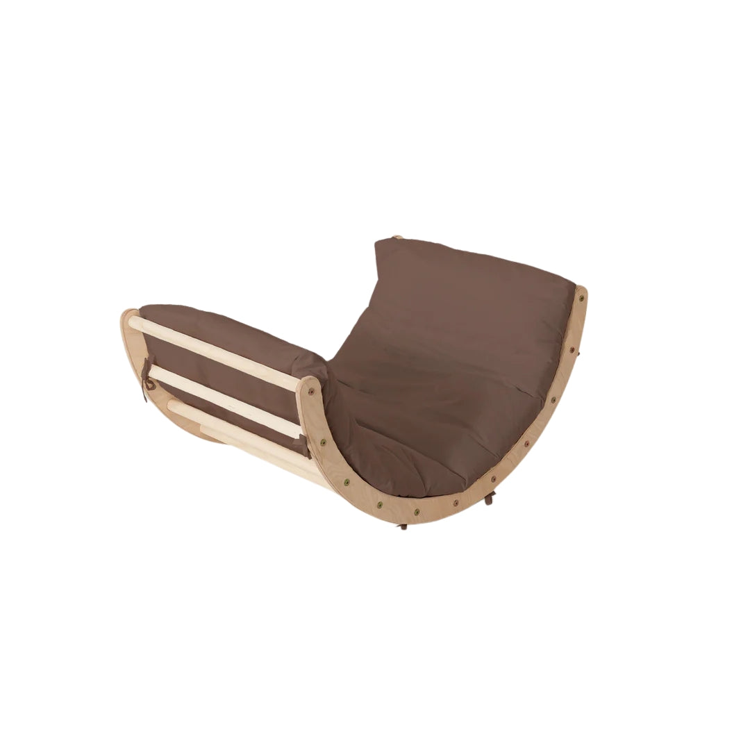 Design4kids Wippkissen 59x119x6 cm für Katta - Dunkelbraun