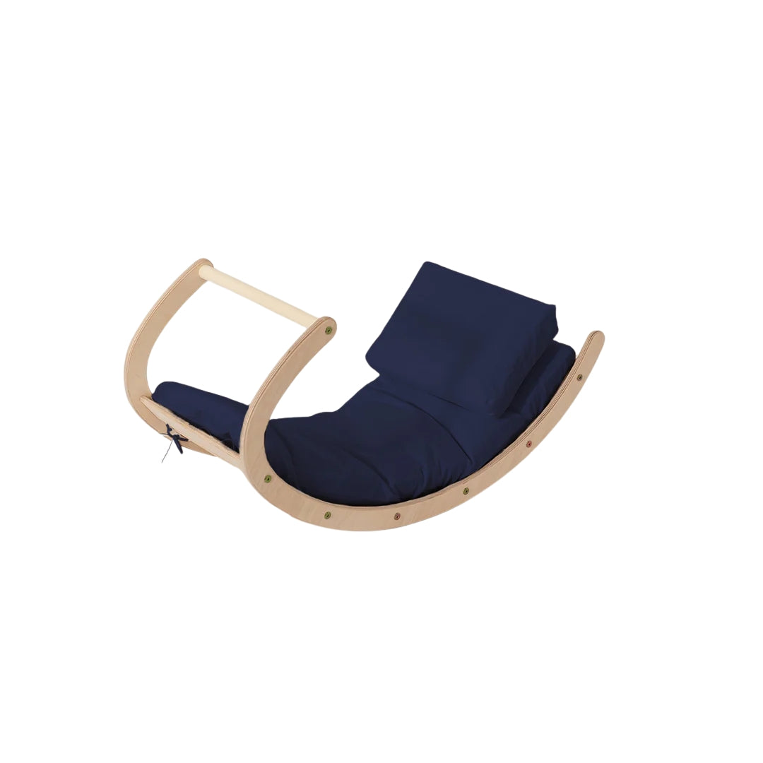 Design4kids Wippkissen mit Kopfkissen für Indri - Dunkelblau