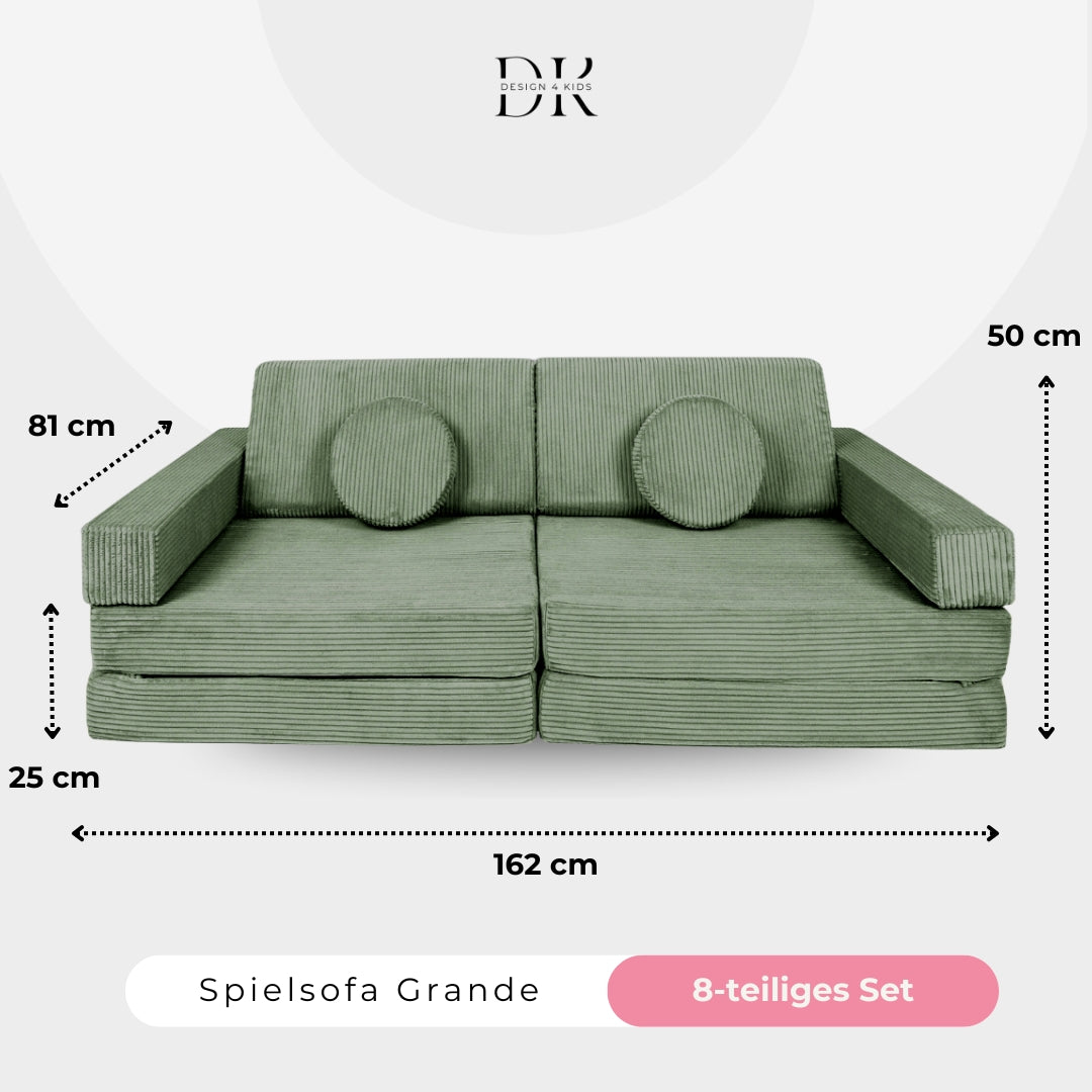 Design4Kids Spielsofa Cord Grande