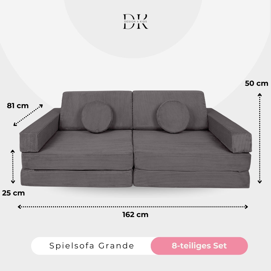 Design4Kids Spielsofa Cord Grande