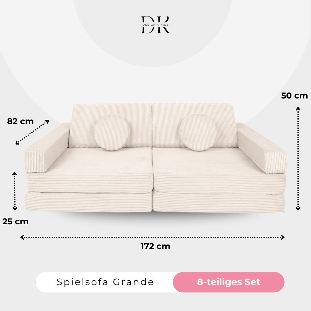 Design4Kids Spielsofa Cord Grande