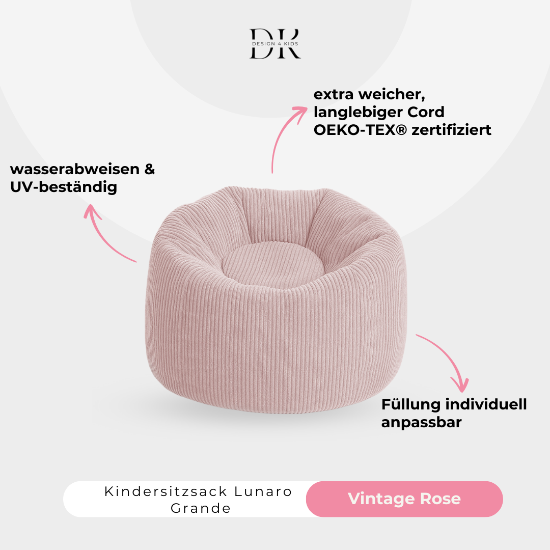 Design4Kids Kindersitzsack Lunaro Grande