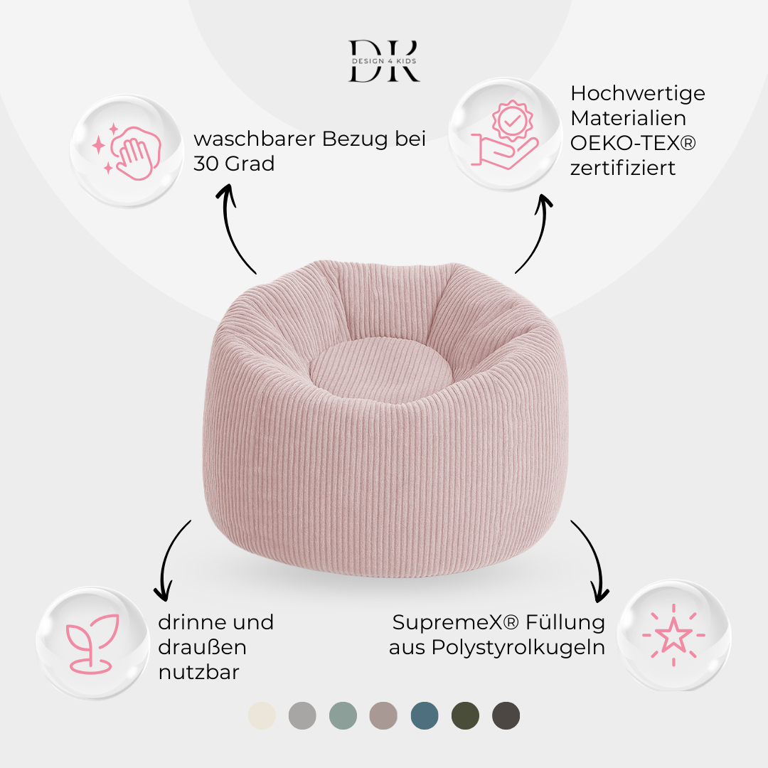 Design4Kids Kindersitzsack Lunaro Grande