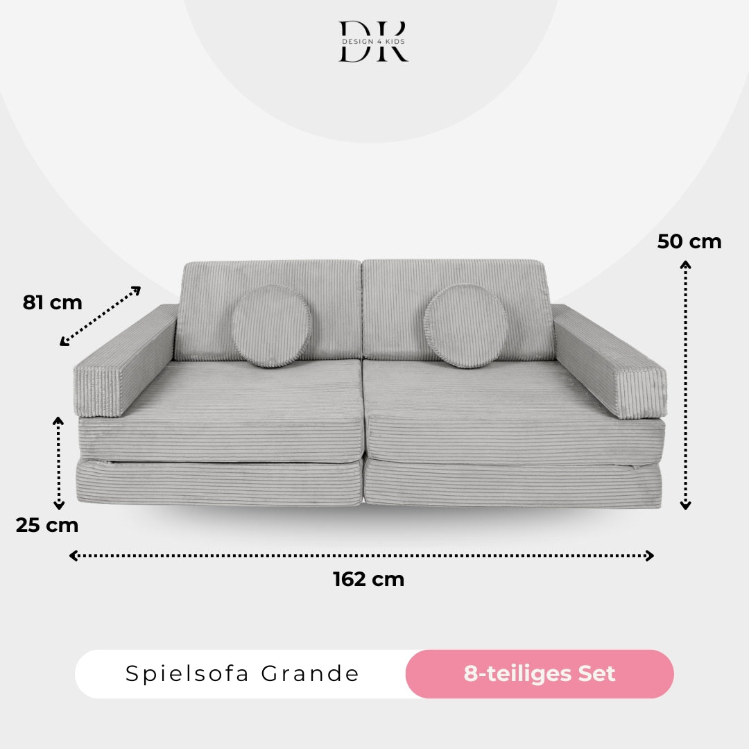 Design4Kids Spielsofa Cord Grande