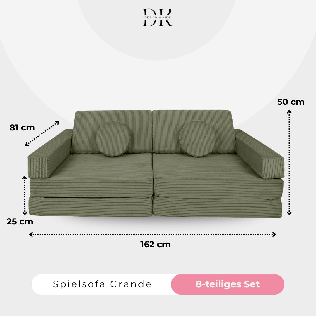 Design4Kids Spielsofa Cord Grande