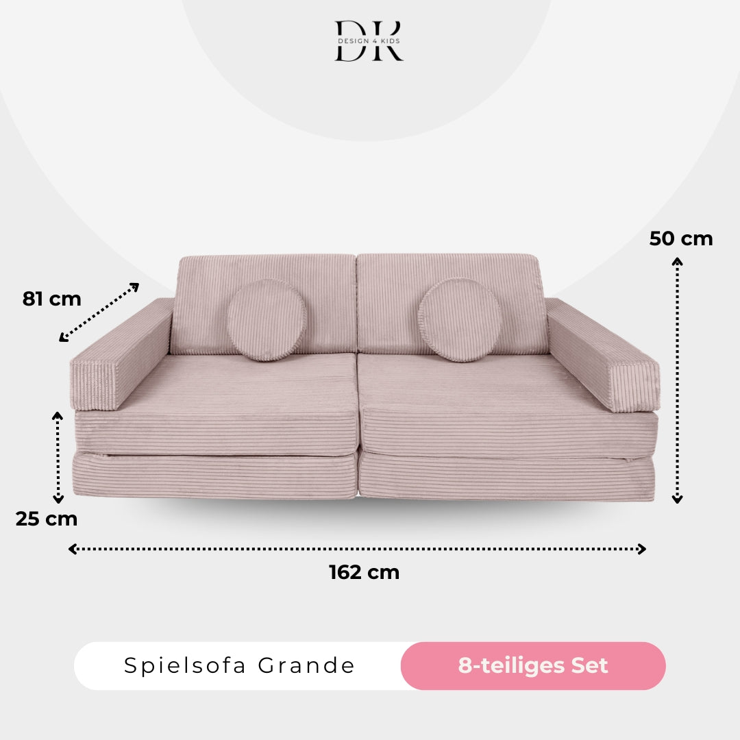 Design4Kids Spielsofa Cord Grande
