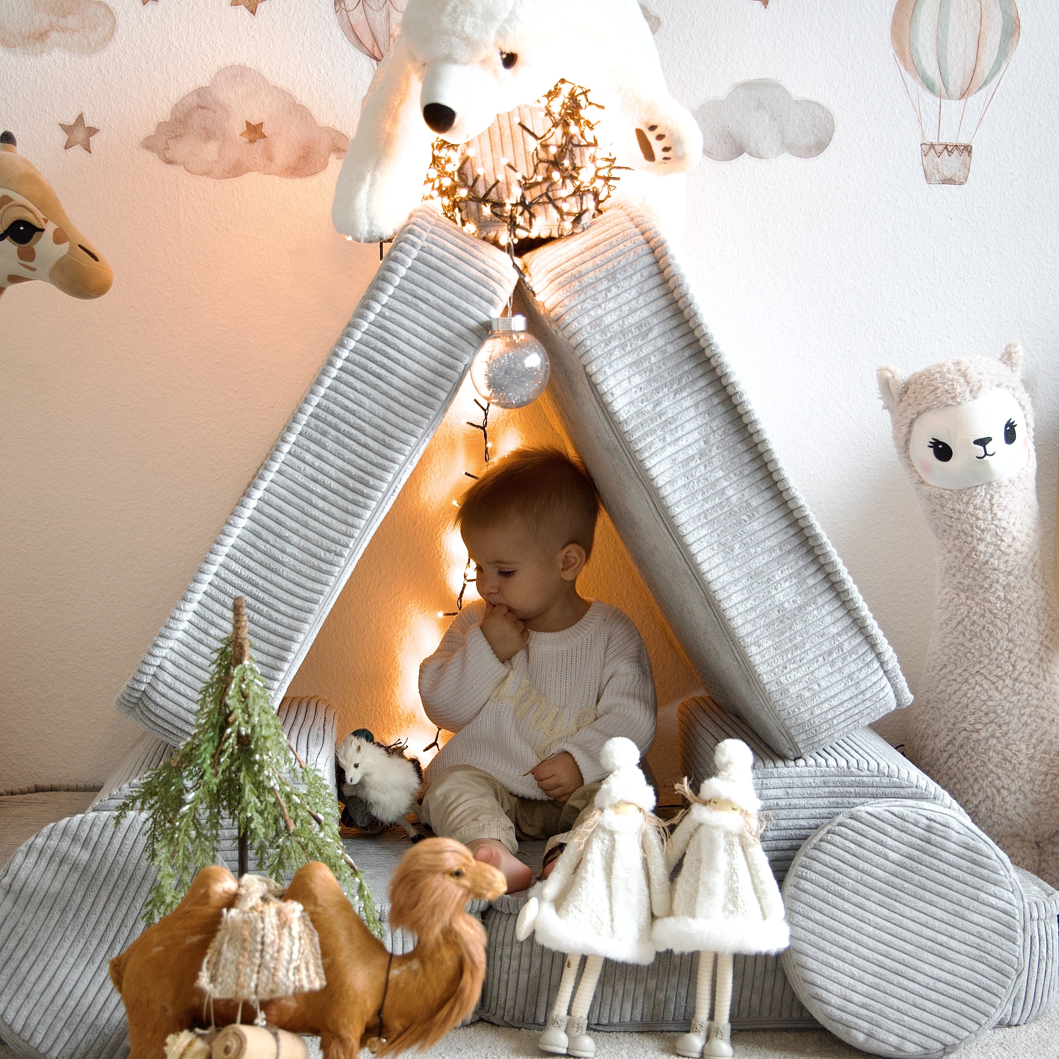 Design4Kids Mini Spielsofa Jewel Cord Plus