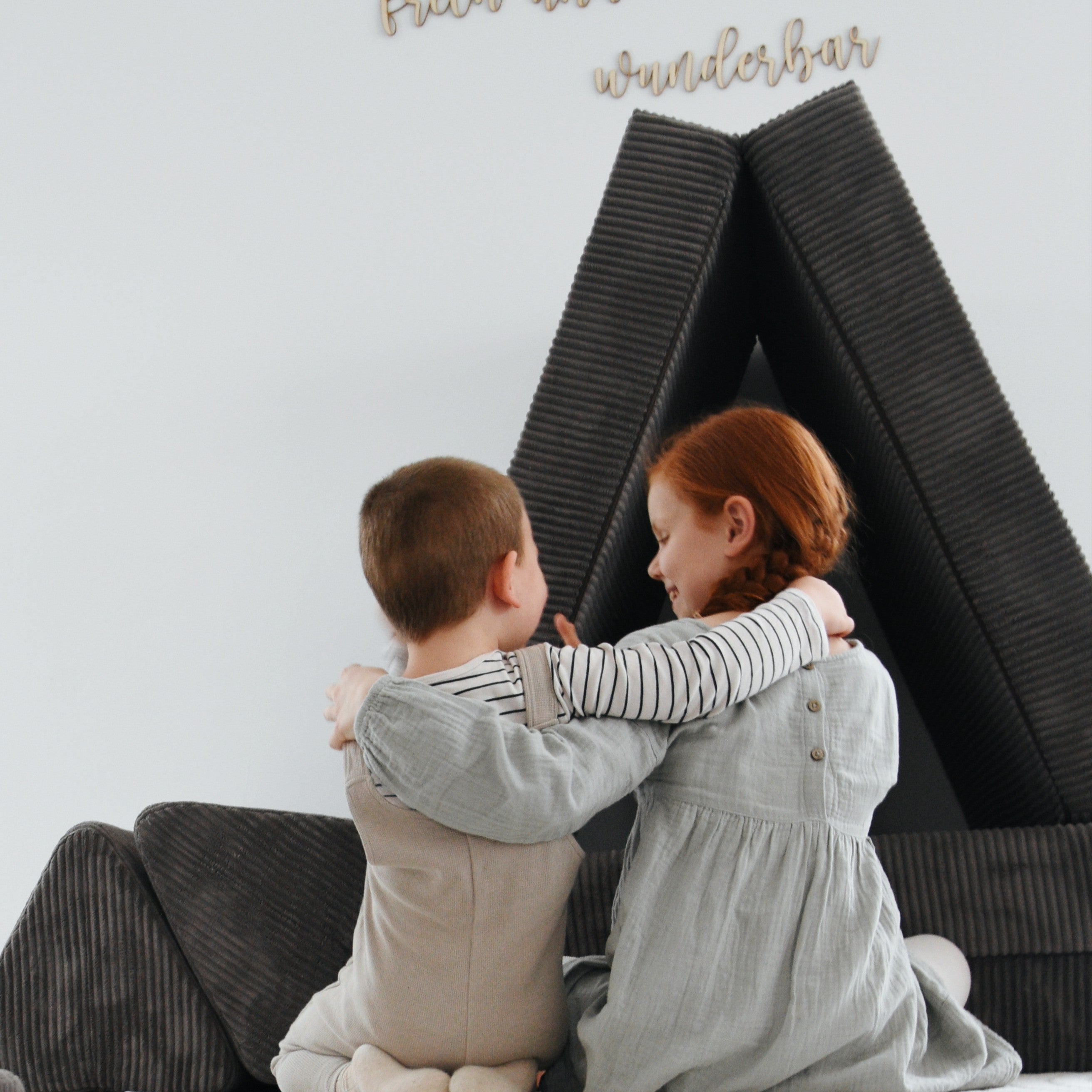 Design4Kids XXL Spielsofa Cord Grande Classic - smokey taupe