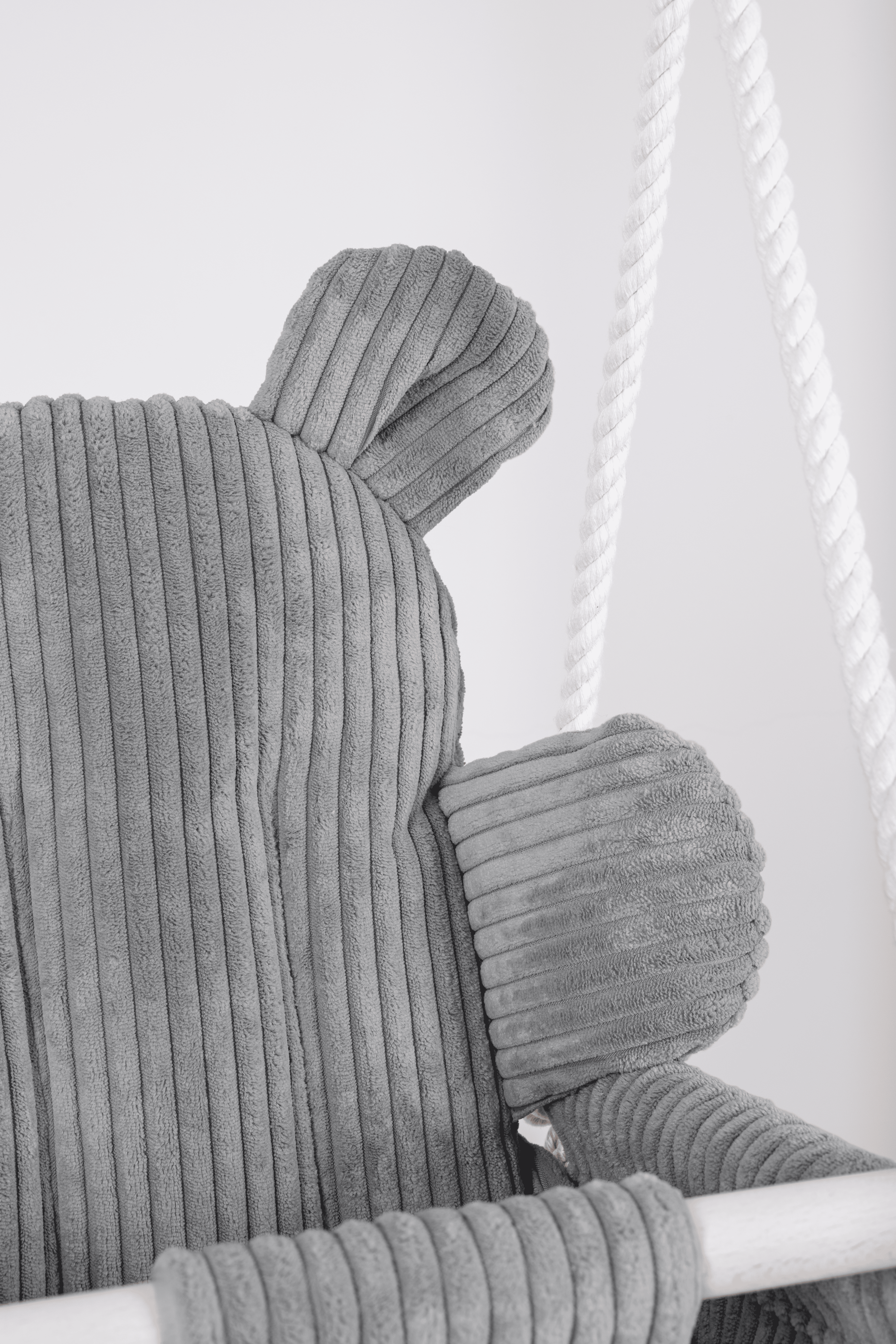 Design4Kids Babyschaukel Cord Grande - cloudy grey