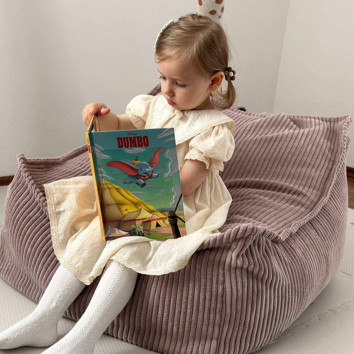 Design4Kids Kindersessel Jewel Cord eckig