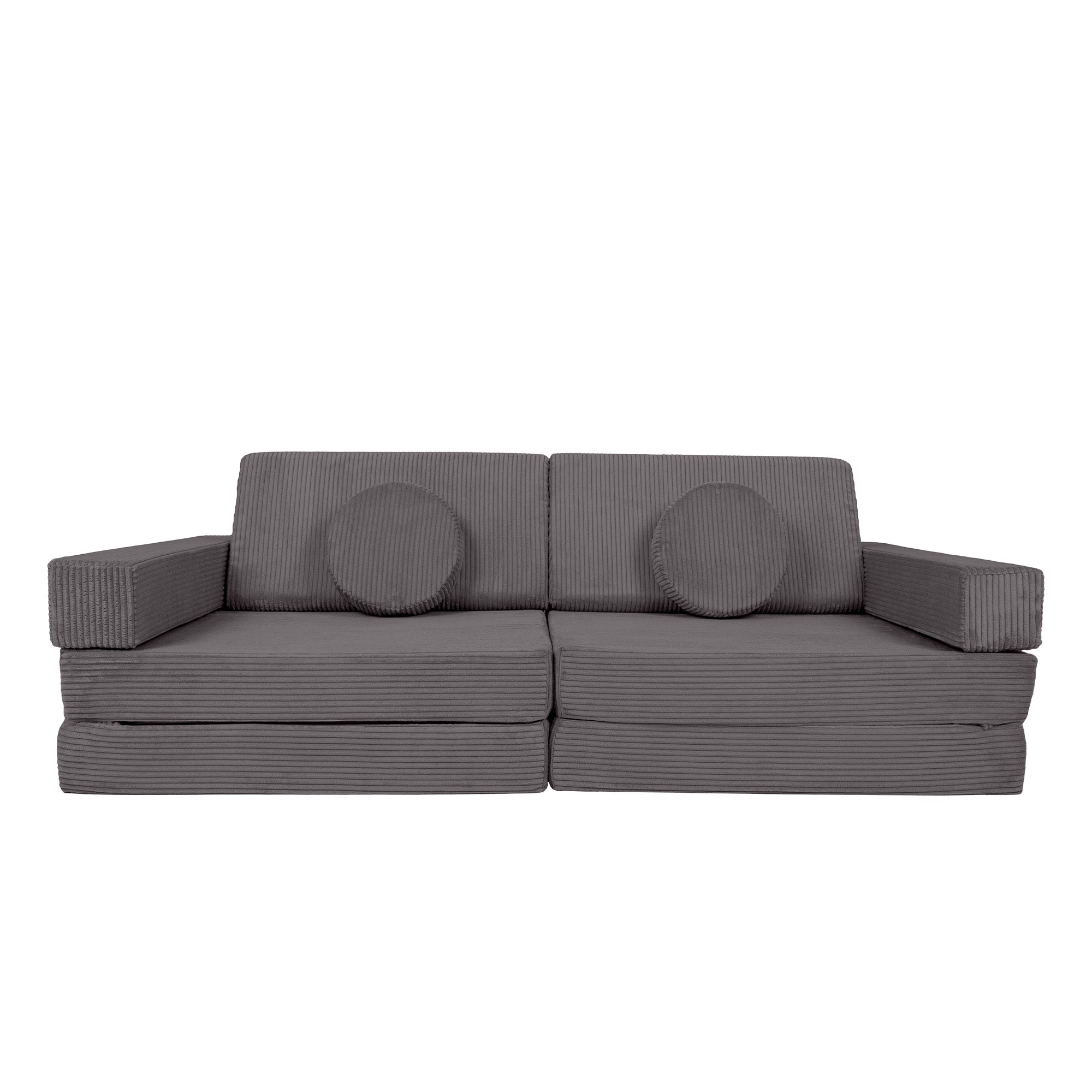 Design4Kids XXL Spielsofa Cord Grande - smokey taupe