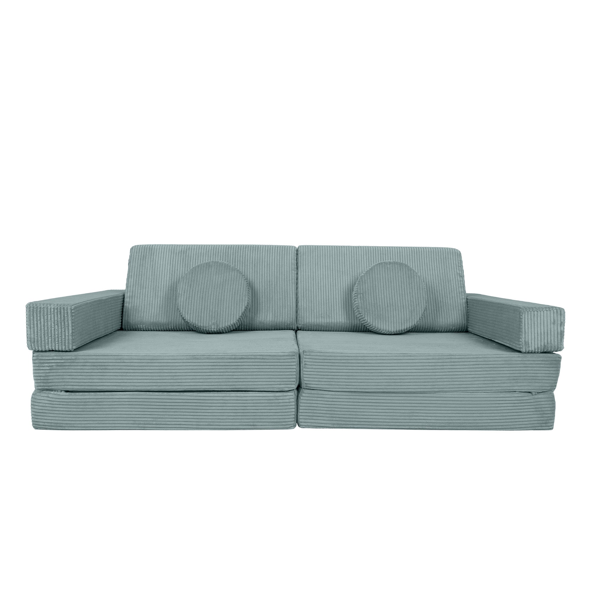 Design4Kids XXL Spielsofa Cord Grande - cozy mint