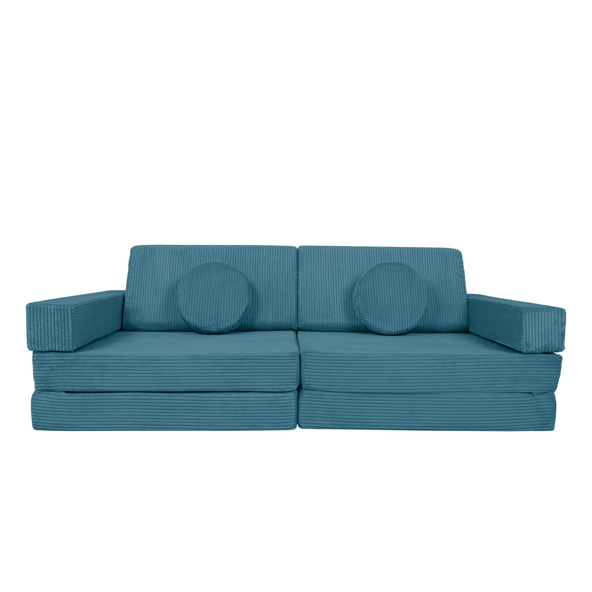Design4Kids XXL Spielsofa Cord Grande - pure ocean