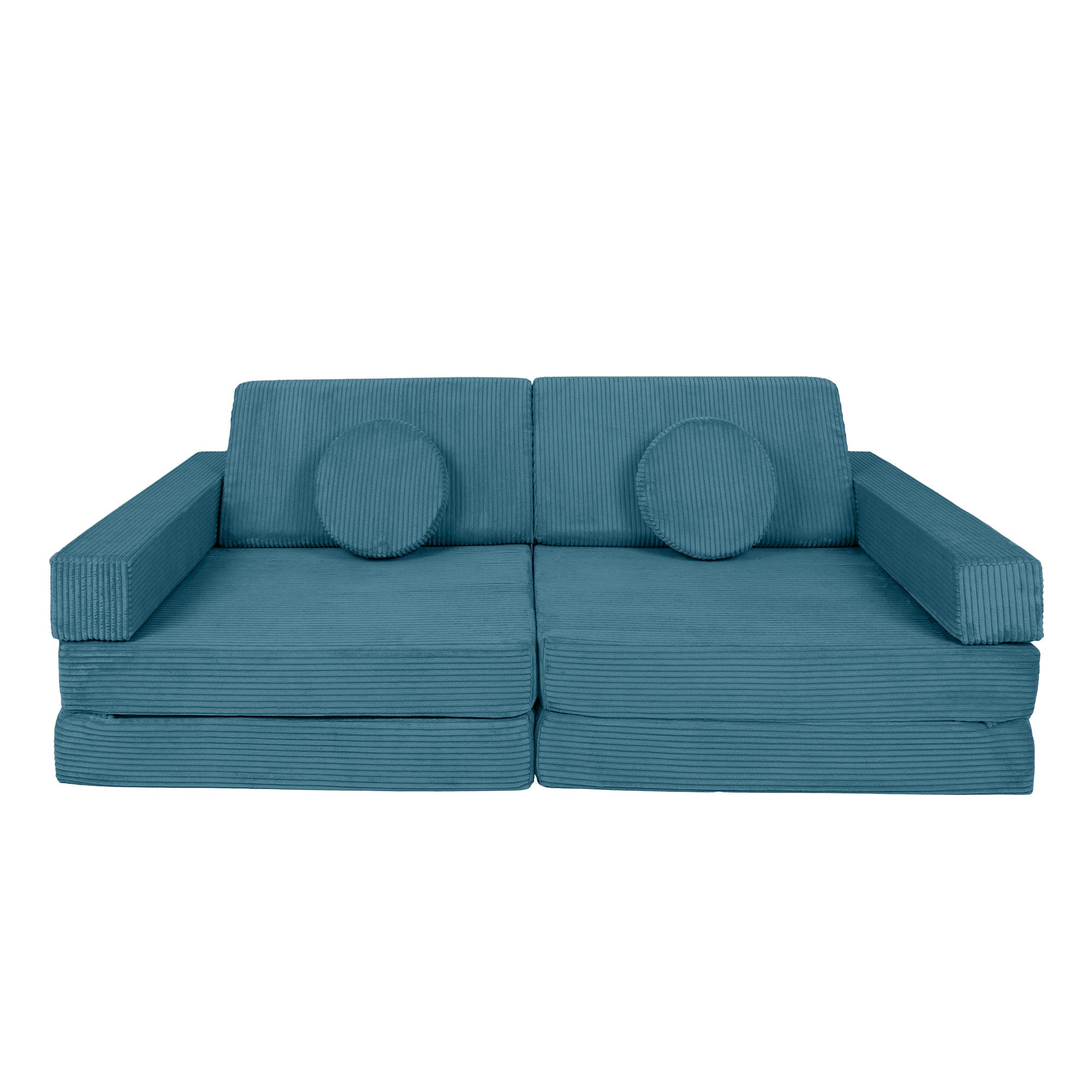 Design4Kids XXL Spielsofa Cord Grande - pure ocean