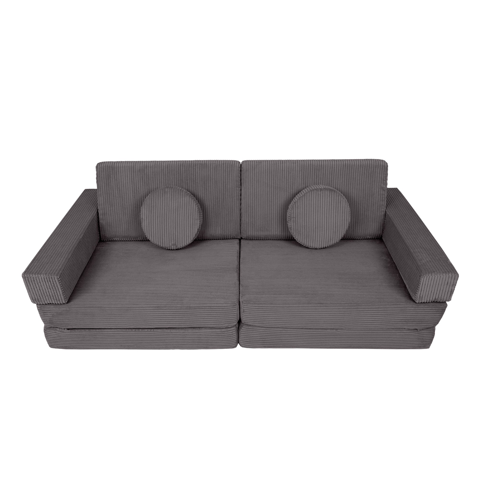 Design4Kids XXL Spielsofa Cord Grande - smokey taupe