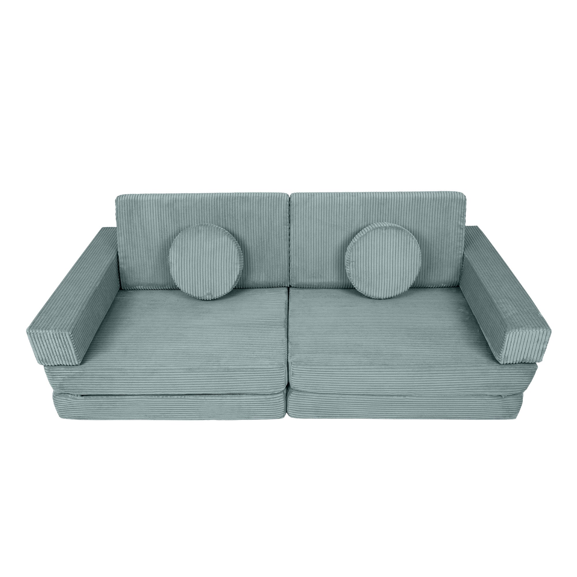 Design4Kids XXL Spielsofa Cord Grande - cozy mint