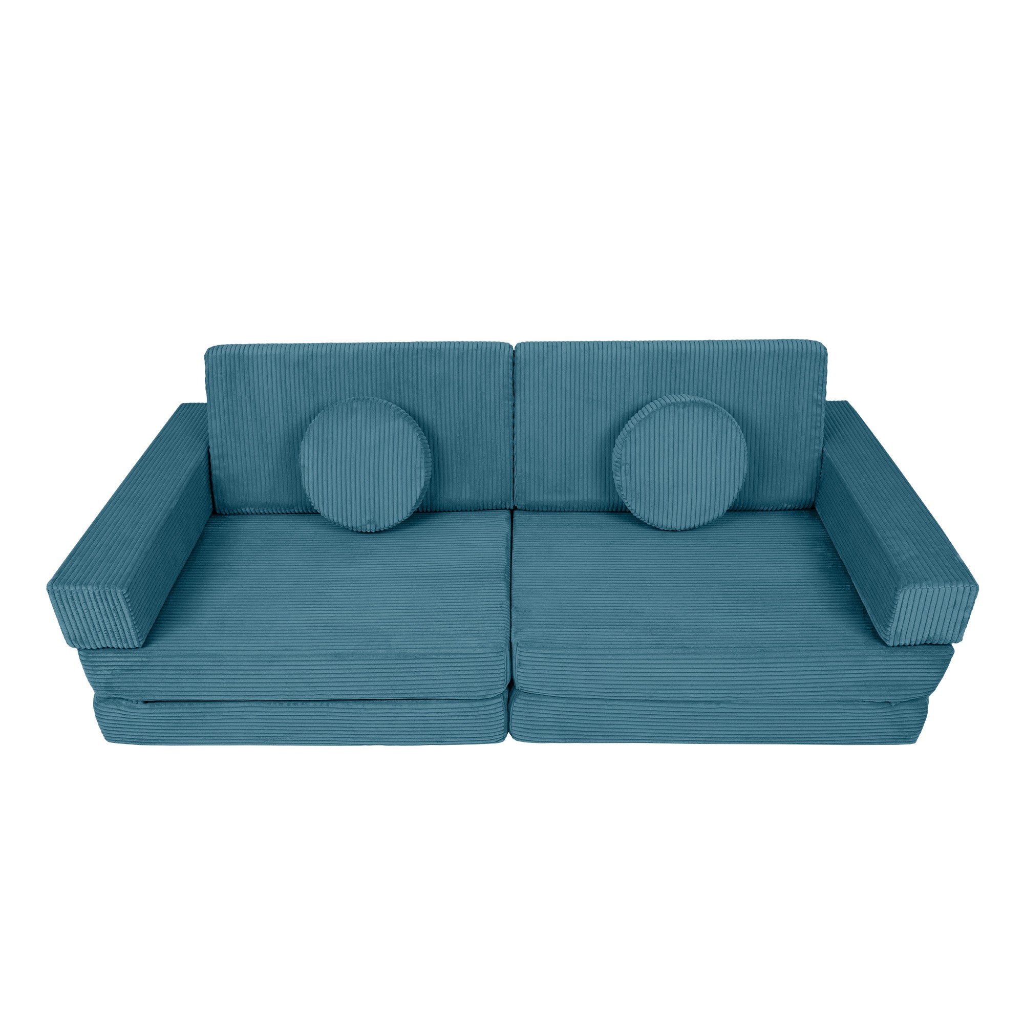 Design4Kids XXL Spielsofa Cord Grande - pure ocean