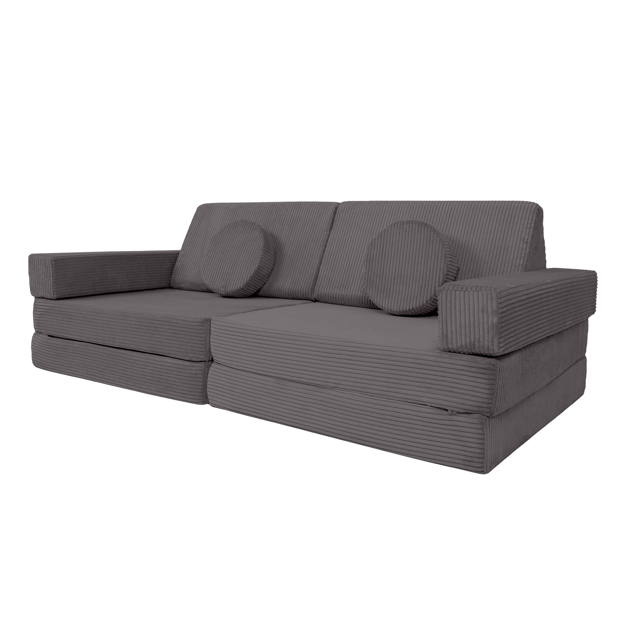 Design4Kids XXL Spielsofa Cord Grande - smokey taupe
