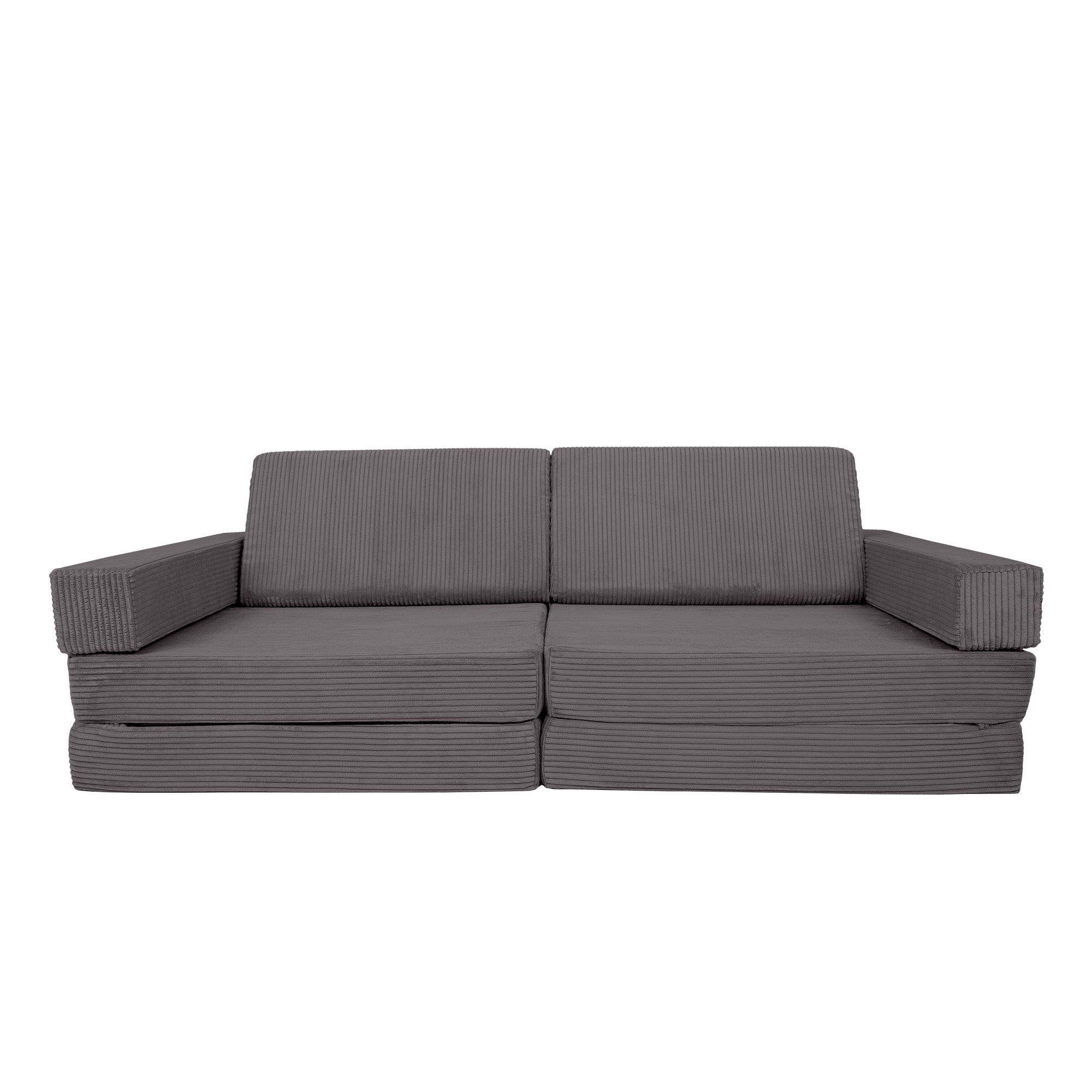 Design4Kids XXL Spielsofa Cord Grande - smokey taupe