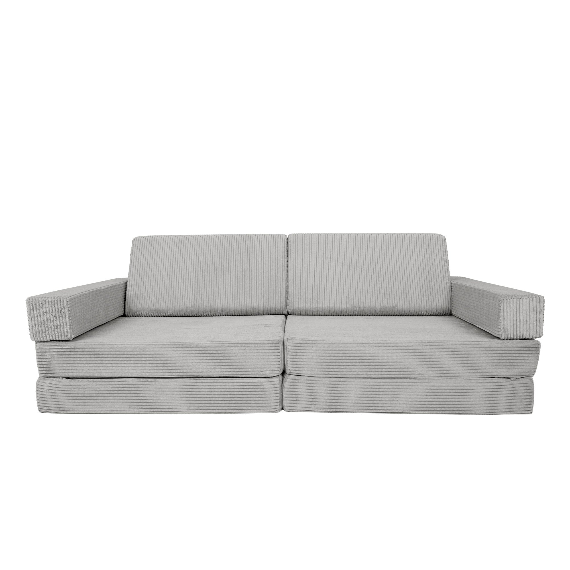 Design4Kids XXL Spielsofa Cord Grande - cloudy grey
